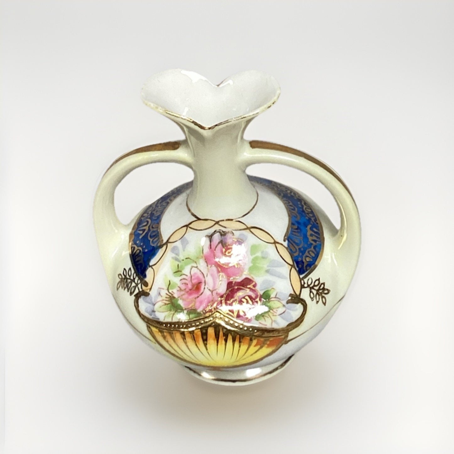 Mini Floral Water Jug Figurine, Perfume Bottle And Trinket Dish