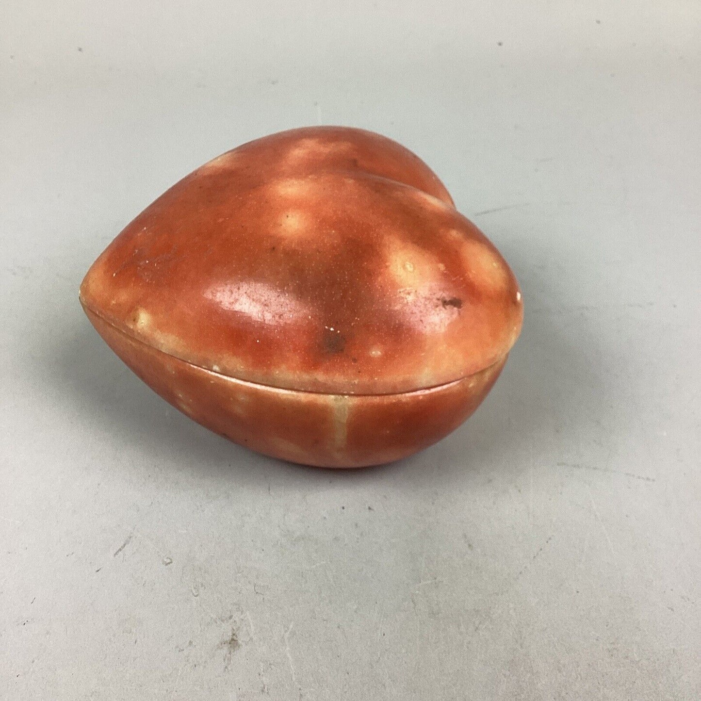 Lidded Heart Shaped Candy Dish Trinket Dish