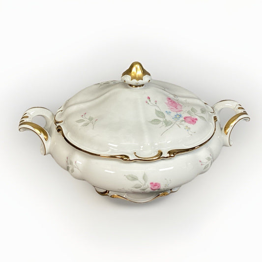 Vintage Heinrich H&Co SELB Porcelain Floral Covered Soup Tureen/Vegetable Bowl