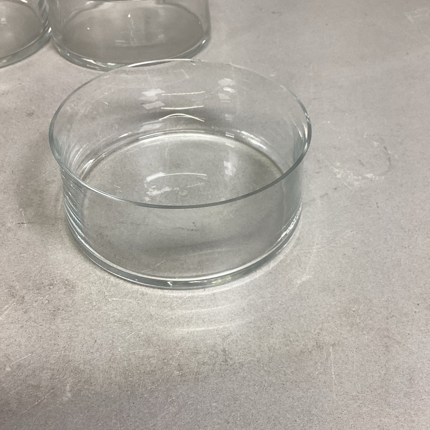 Set Of 6 Glass Bowls For Floating Candles/Flowers Or For Candy/Nuts