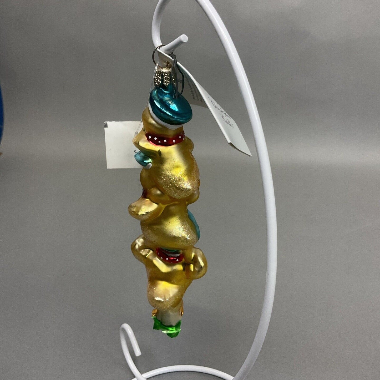 Radko "Chicks Ahoy” + “Snow Chum Charlie” Christmas Ornament/ Damaged