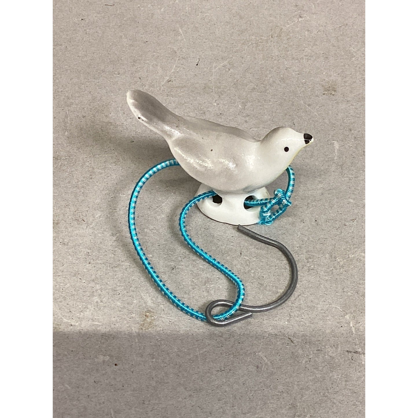 Vintage 1950’s Porcelain Teapot Bird Drip Catcher