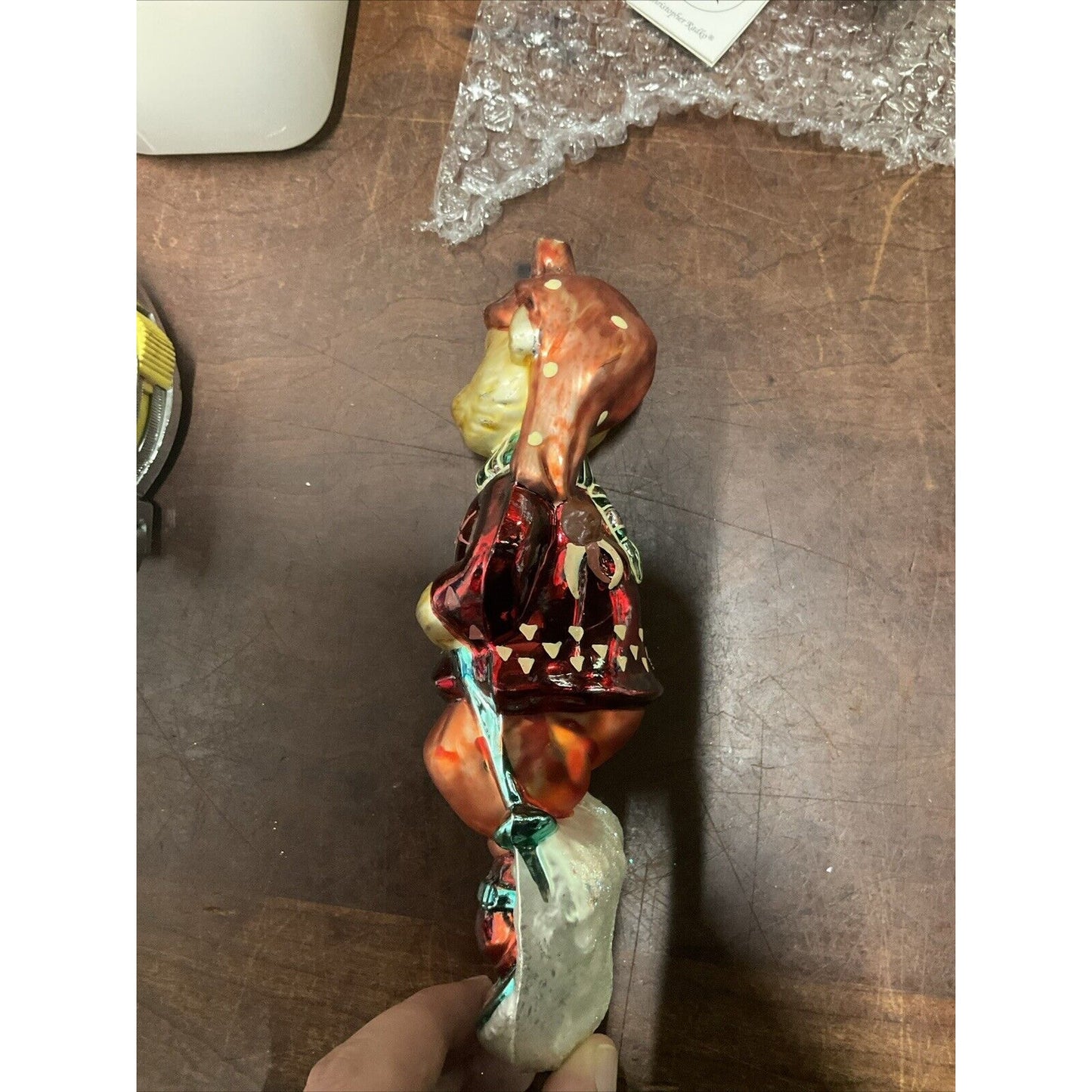 Radko Vanderbear Sleddin And Skiddadlin + Snowman Riding Vixen Reindeer / Damage