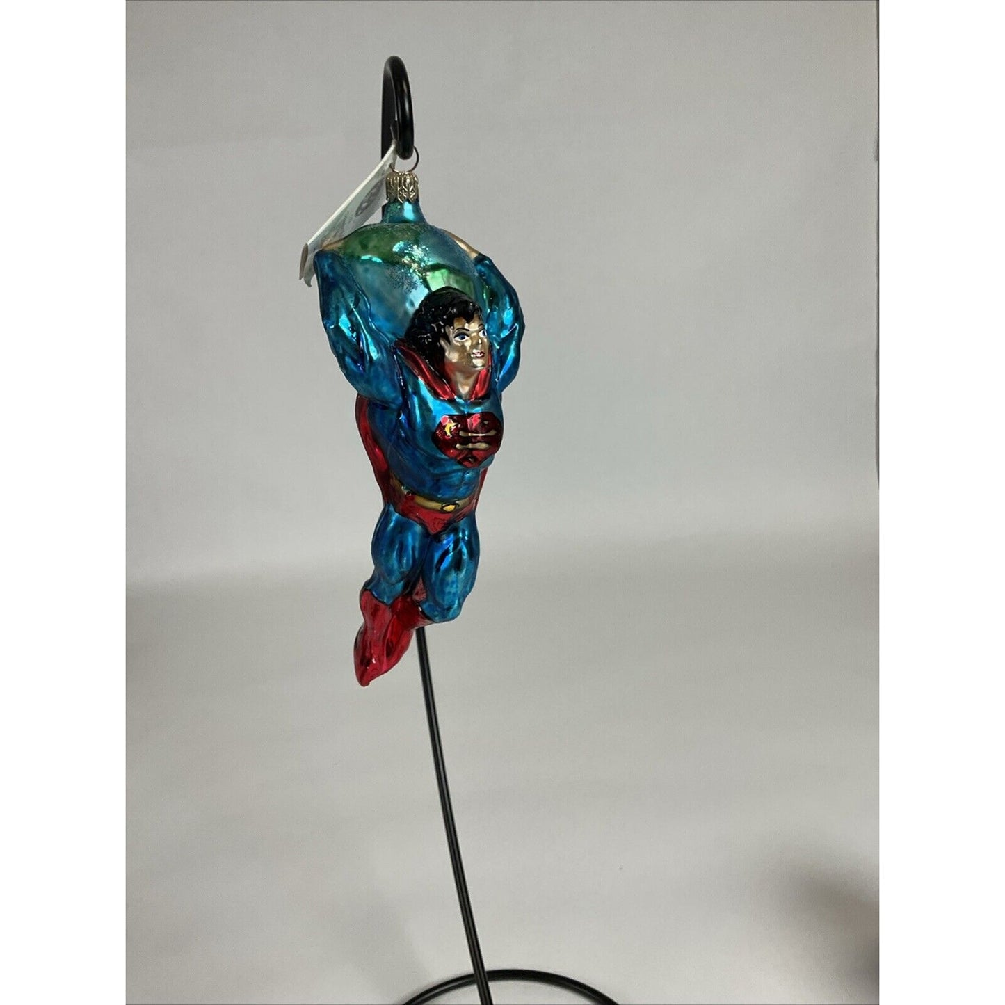 DC Warner Bros Store Christopher Radko Superman 1996 Glass Limited Ornament