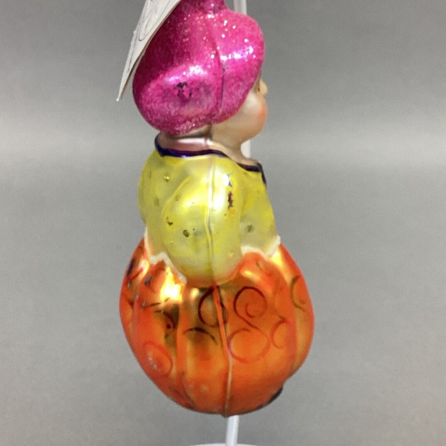 CHRISTOPHER RADKO ALADDIN GENIE W/ LAMP HAND BLOWN GLASS CHRISTMAS ORNAMENT 5.5”