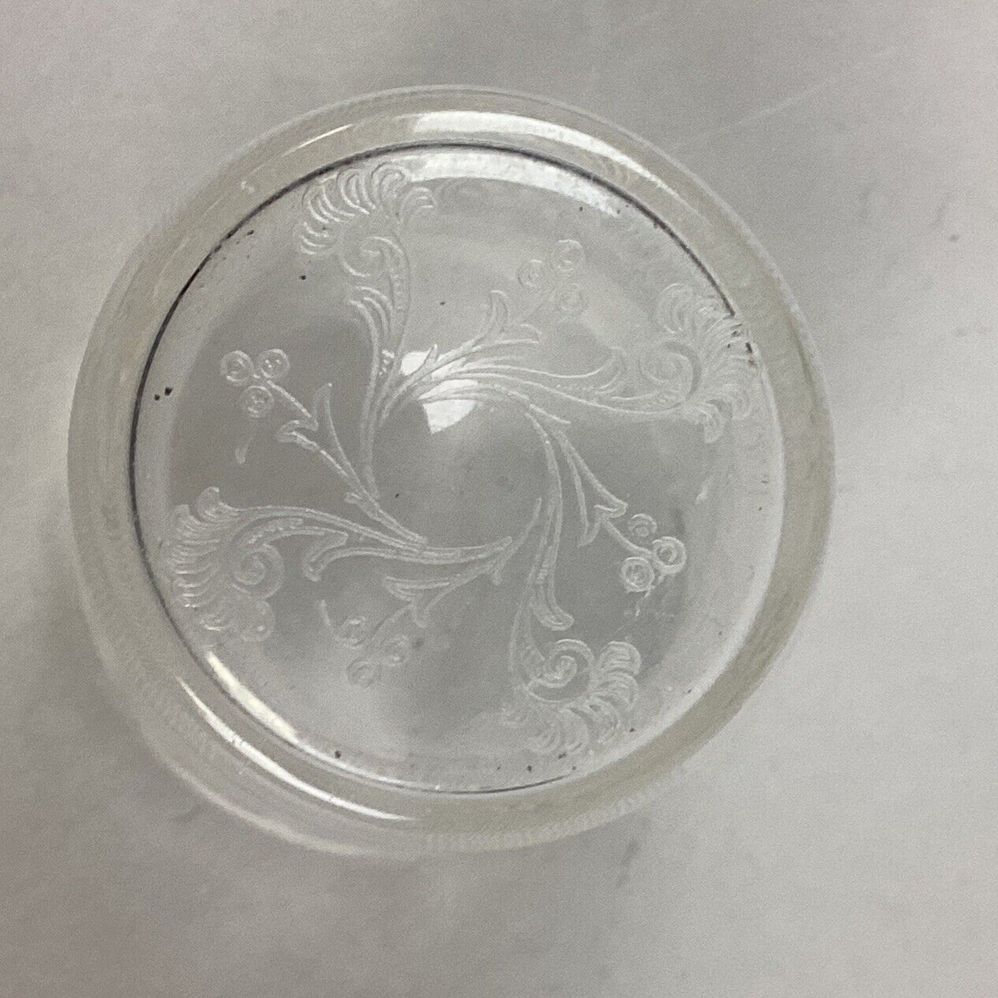3 Vintage Decorative Glass Tumblers - Etched Glass, Daisy/Buttons & Floral Glass