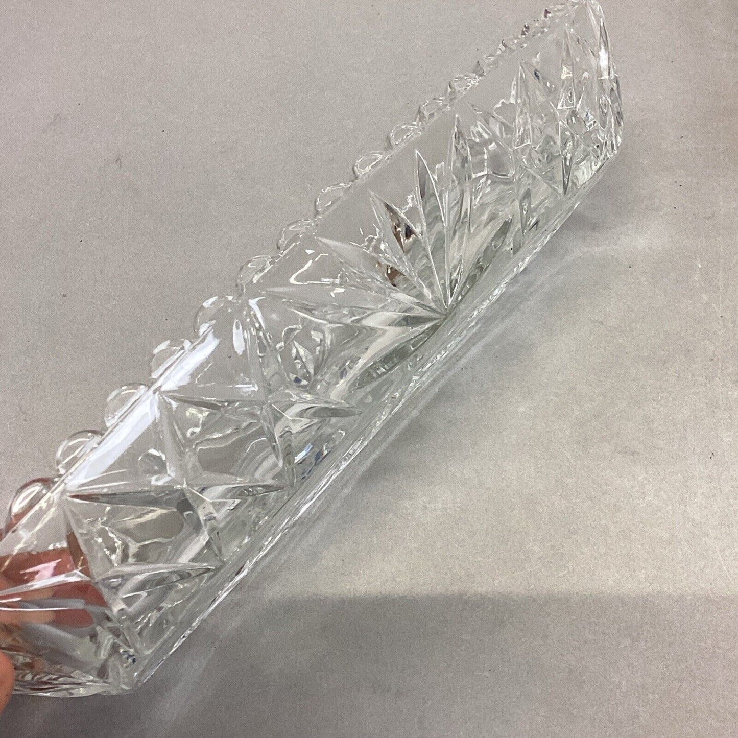 Set Of 3 Decorative Glass Butter Candy Serving Dishes