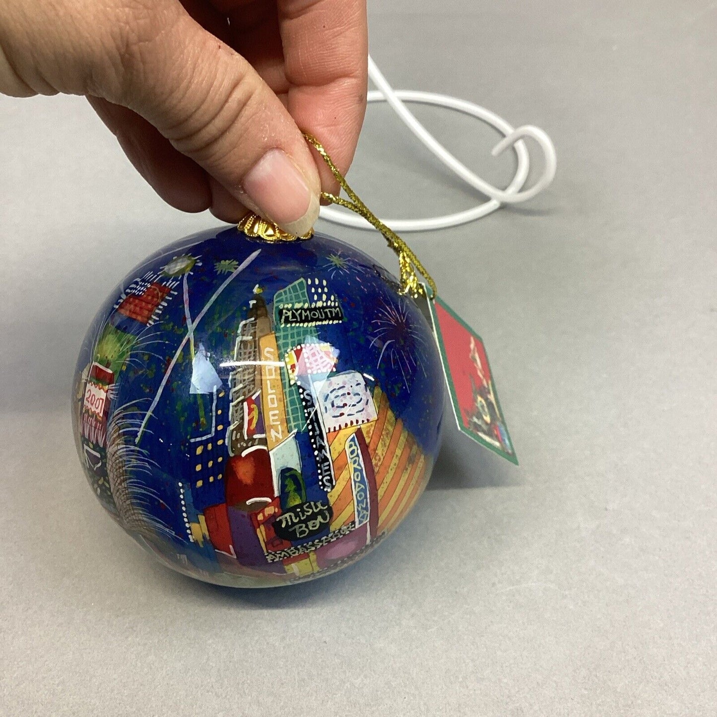 Chuck Fischer’s Christmas In The City - New York Times Square - Handpainted