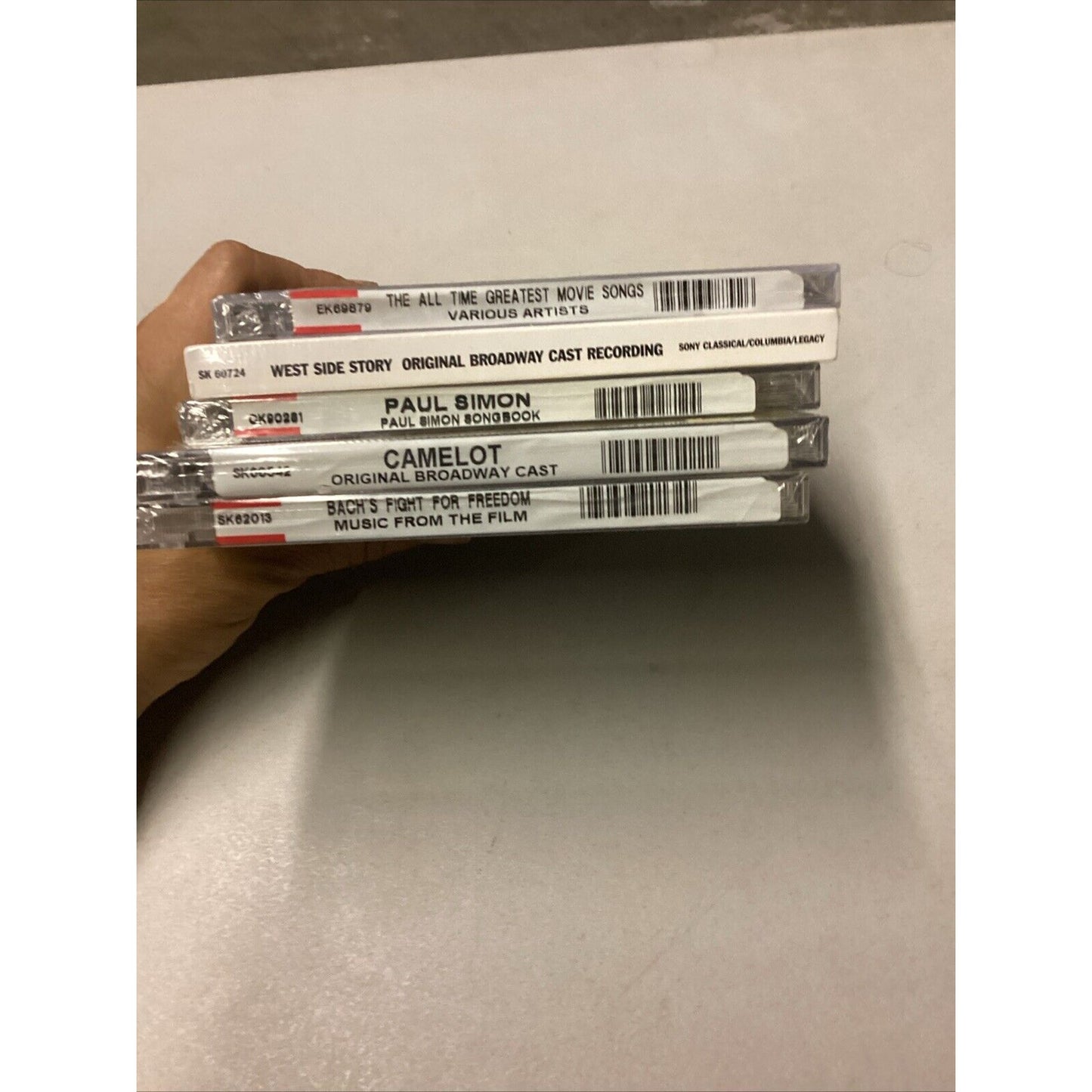 Lot Of 5 CDs - Music From Movies/Films/Broadway - New & Sealed