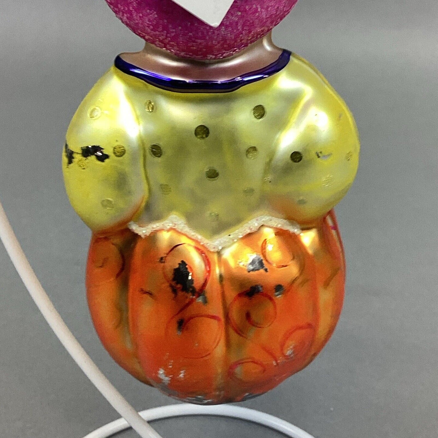 CHRISTOPHER RADKO ALADDIN GENIE W/ LAMP HAND BLOWN GLASS CHRISTMAS ORNAMENT 5.5”