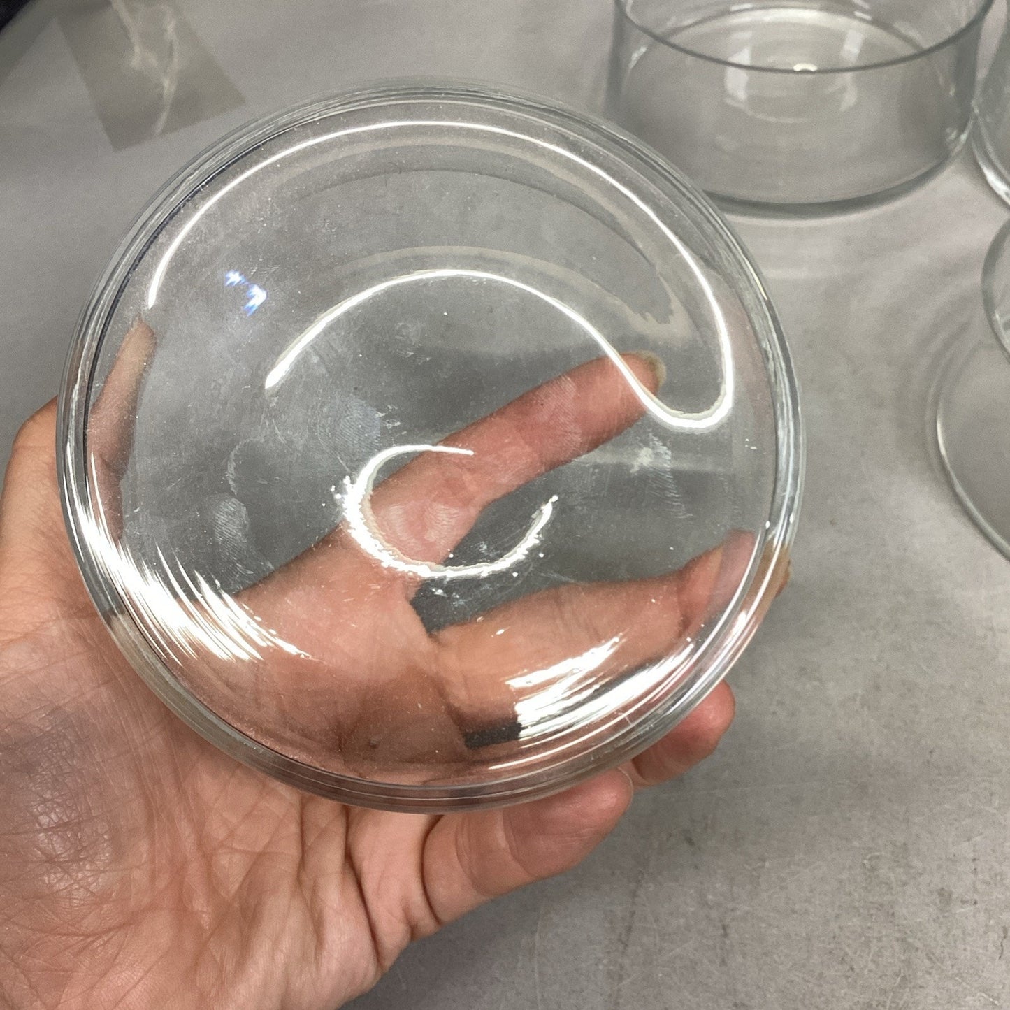 Set Of 6 Glass Bowls For Floating Candles/Flowers Or For Candy/Nuts