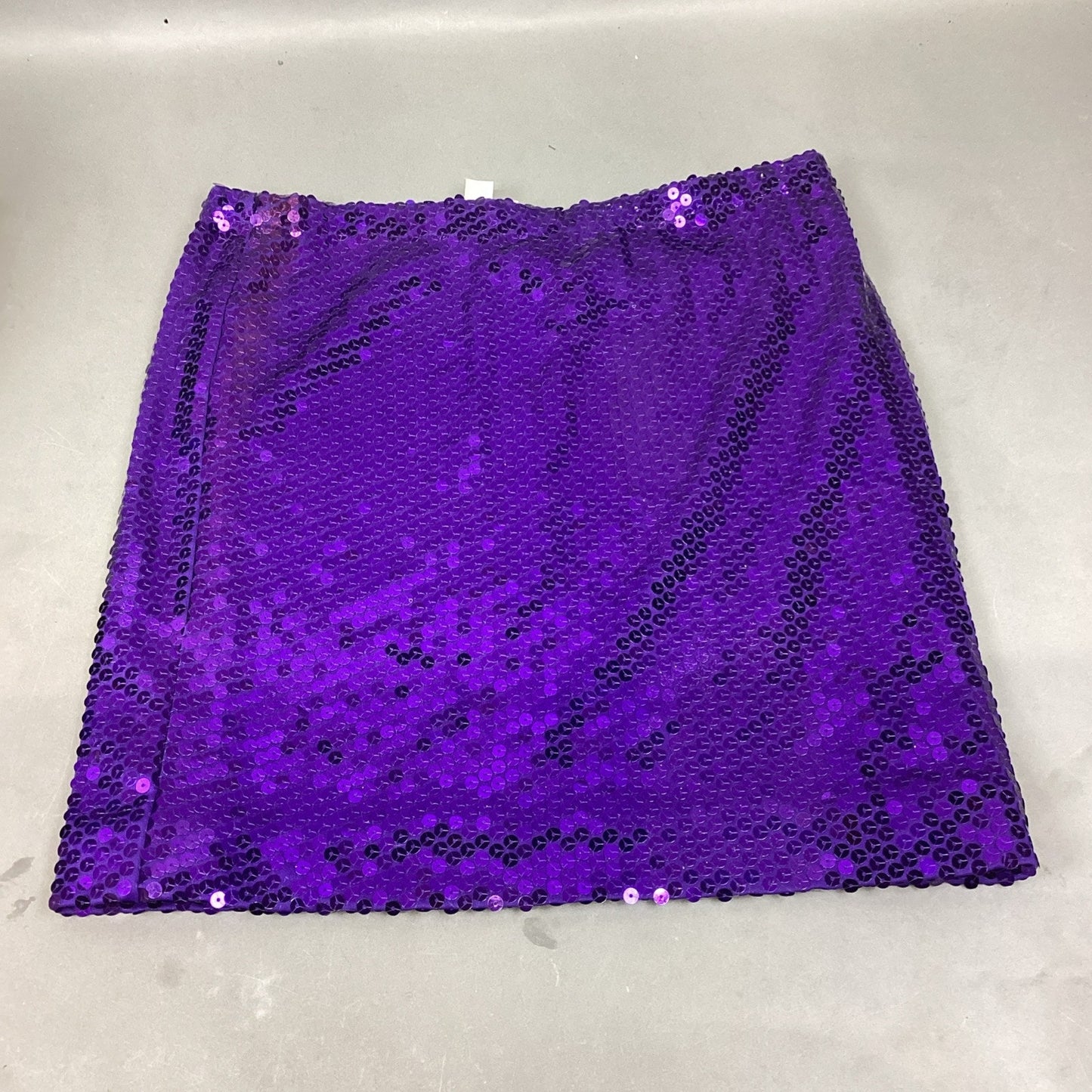 Jeanette Purple Sequin Women’s Pull On Skirt - Size Large