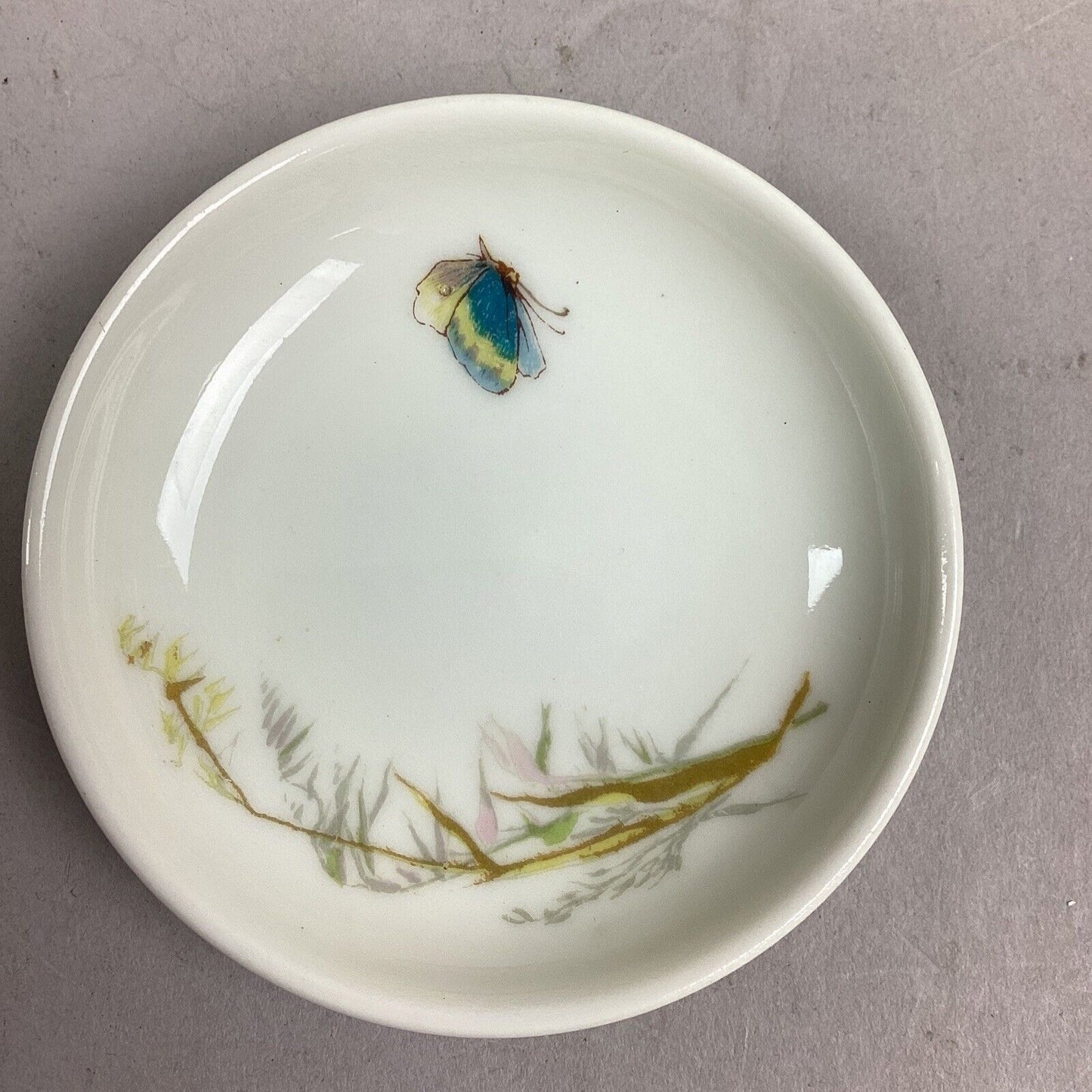 Haviland Limoges Butterfly Trinket Dish - 2 3/4”