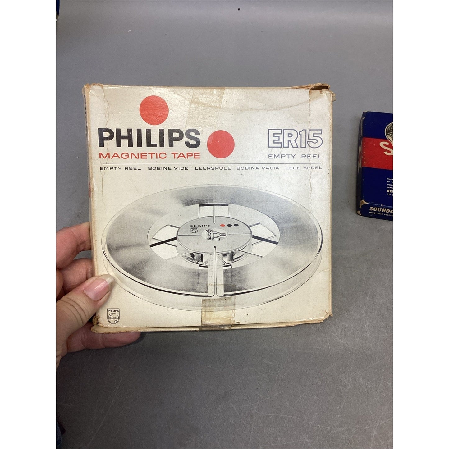 8 Philips Soundcraft Scotch RCA Pre-Recorded Magnetic Tape Reels Different Sizes