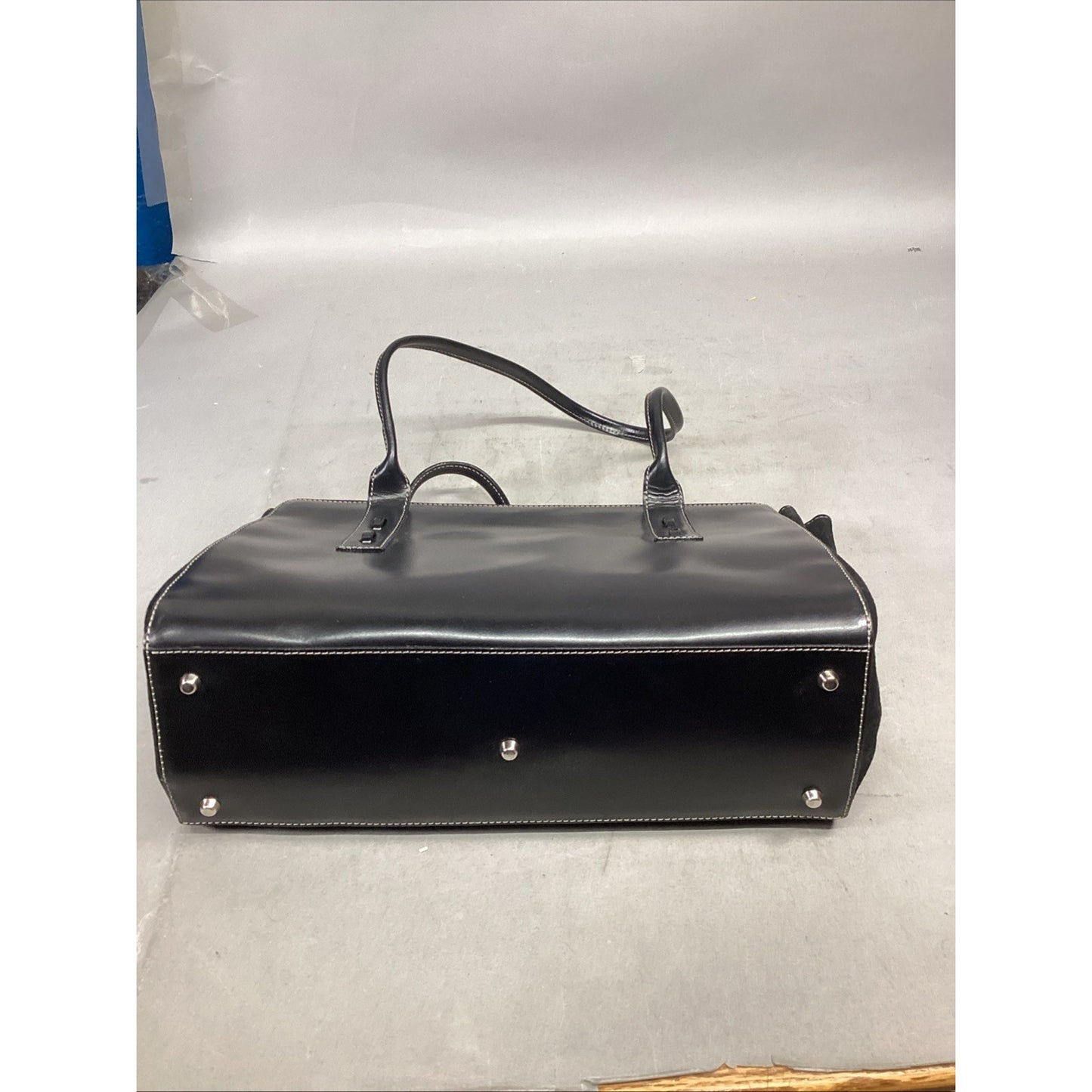 Vintage Mangiameli Black Leather Purse