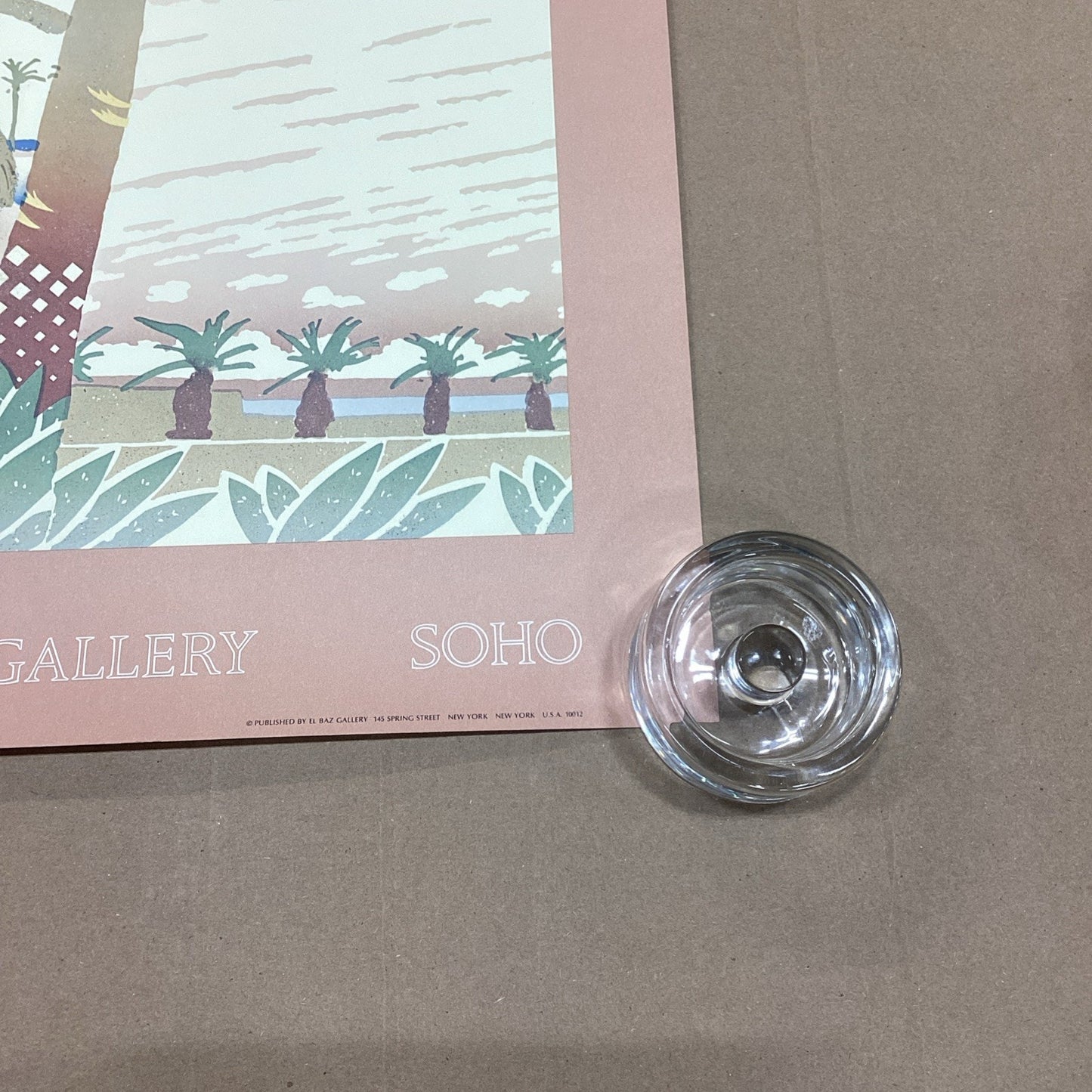 Elizabeth Schippert El Baz Gallery SoHo Landscape Art Print - 21.5x19.5”