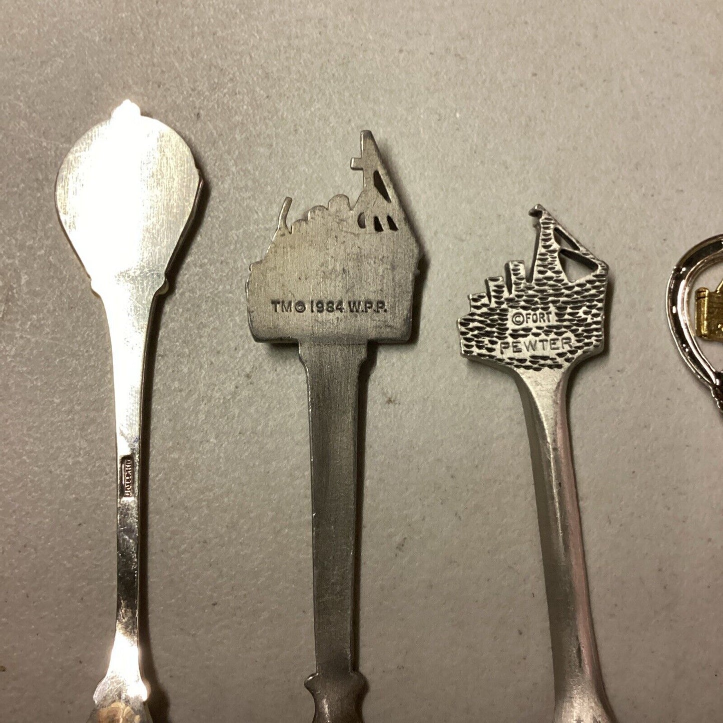 Queen Mary Lot Of 8 Souvenir Ship Spoons