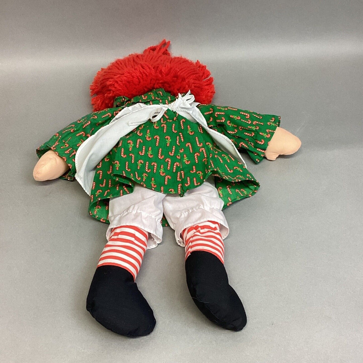 Lot Of 2 Vintage 1988 Playskool 18”Raggedy Ann Candy Cane Christmas Edition Doll