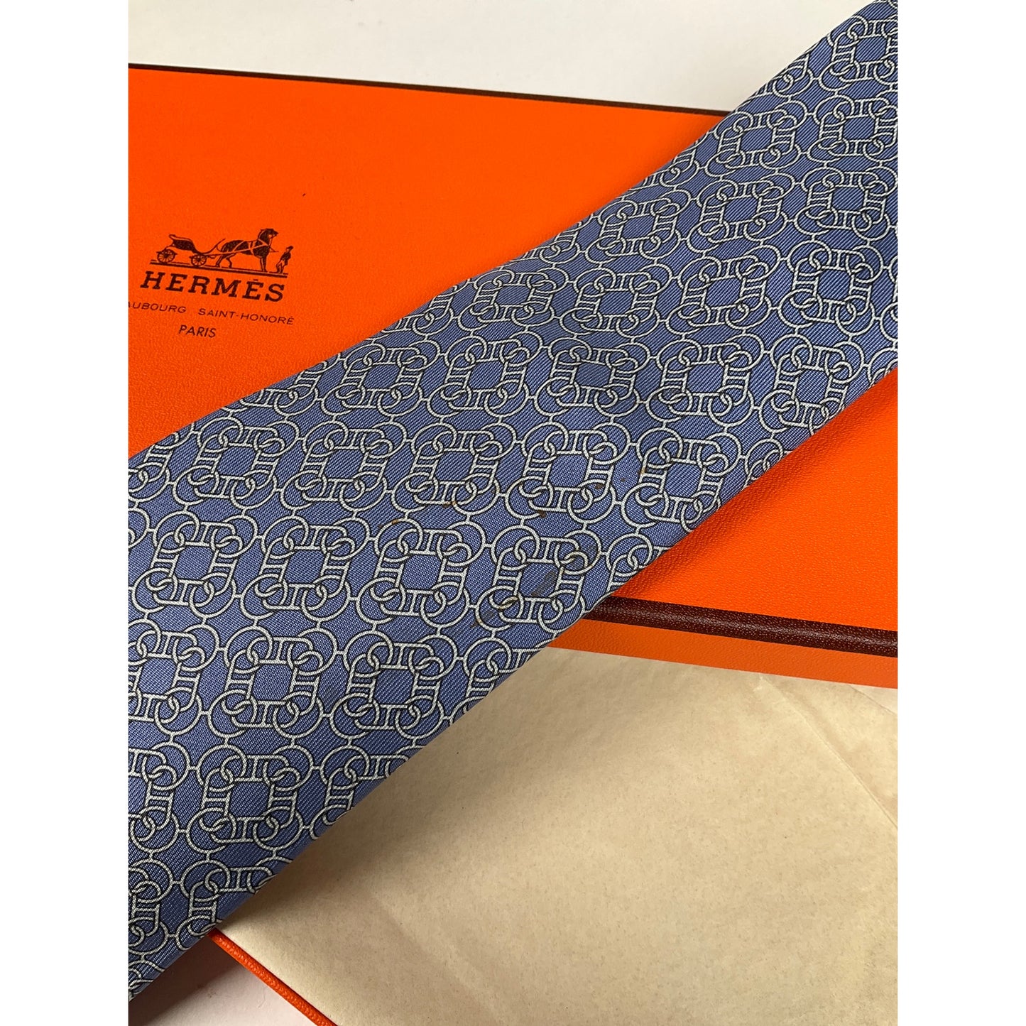 Men’s Hermès Circle Bit Tie REF: 5530 UA | No Box