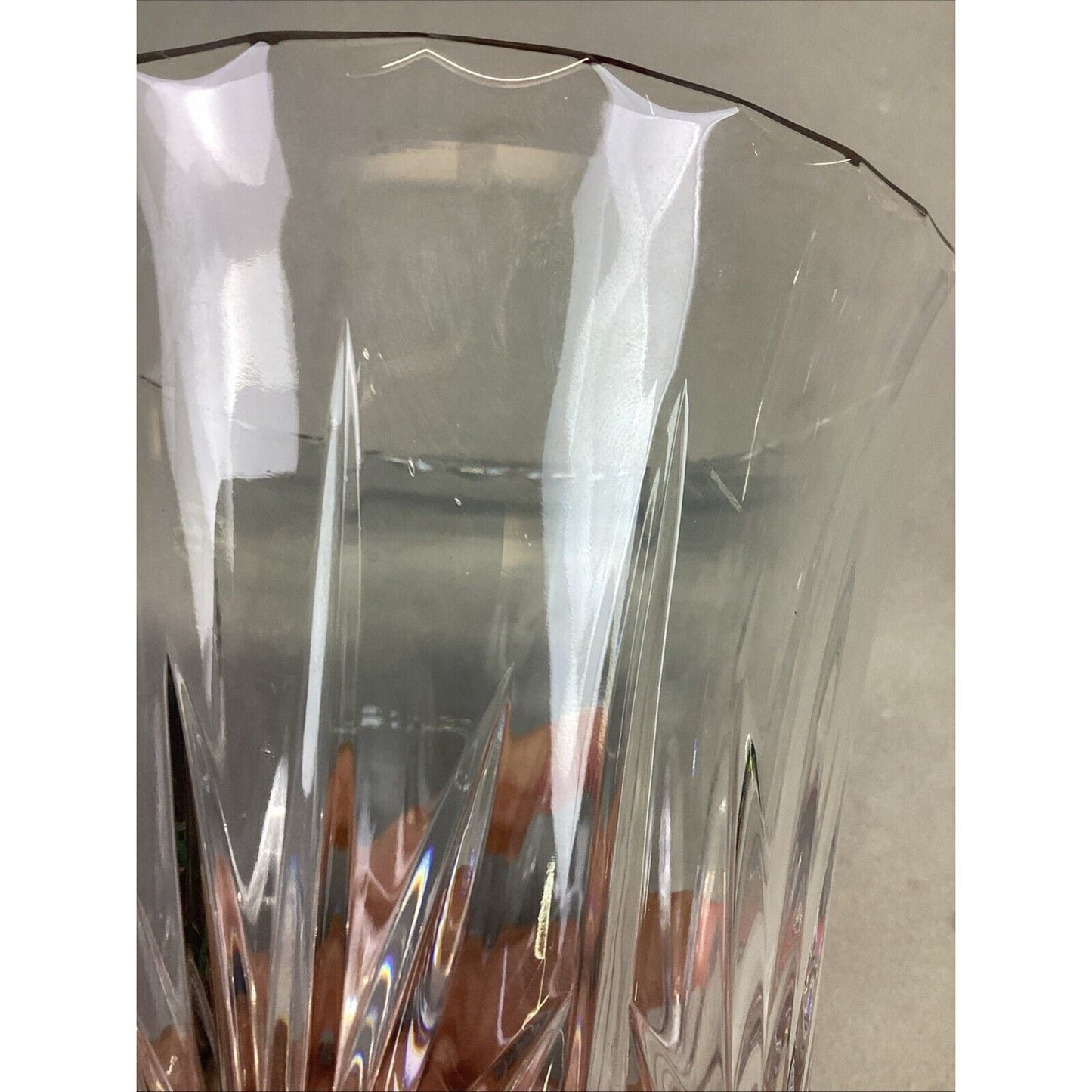 Royal Gallery 24% Lead Crystal Vase - 9.5” - Made In Croatia