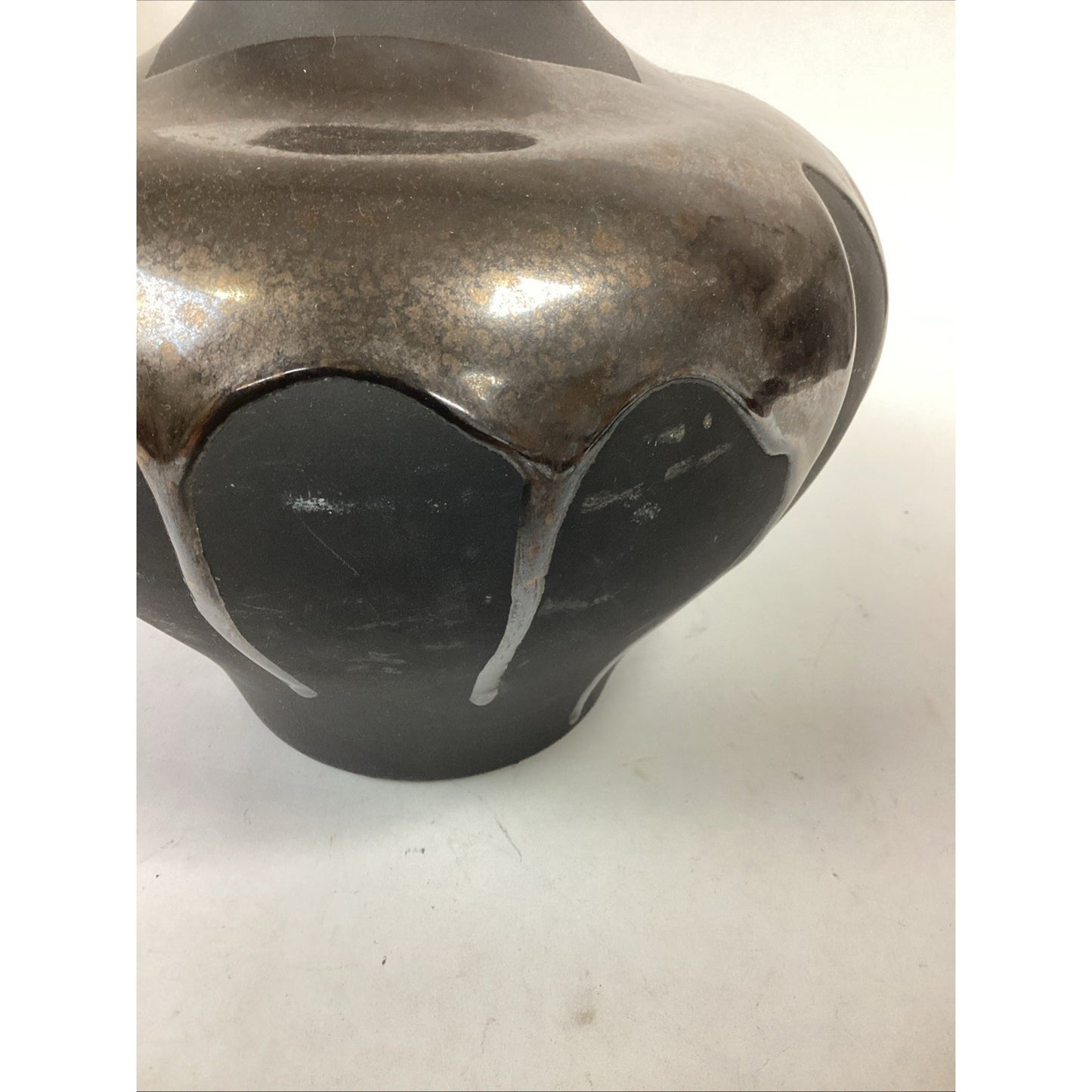 Vintage Haeger Pottery Vase W/ Drip Effect - #4415 - 9”H - American Made