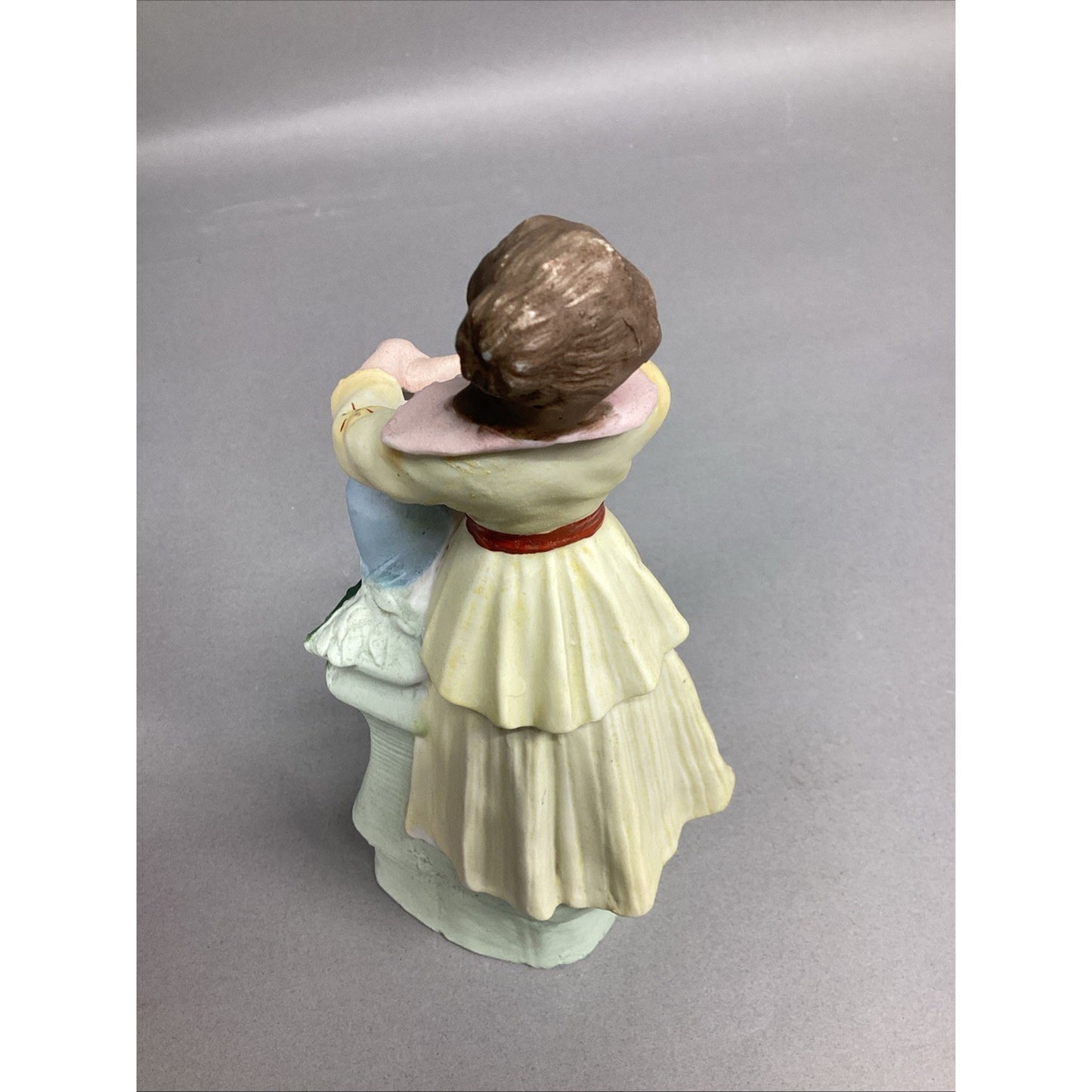 Vintage Porcelain Figurine - Woman Holding Jug Of Water - 8”H