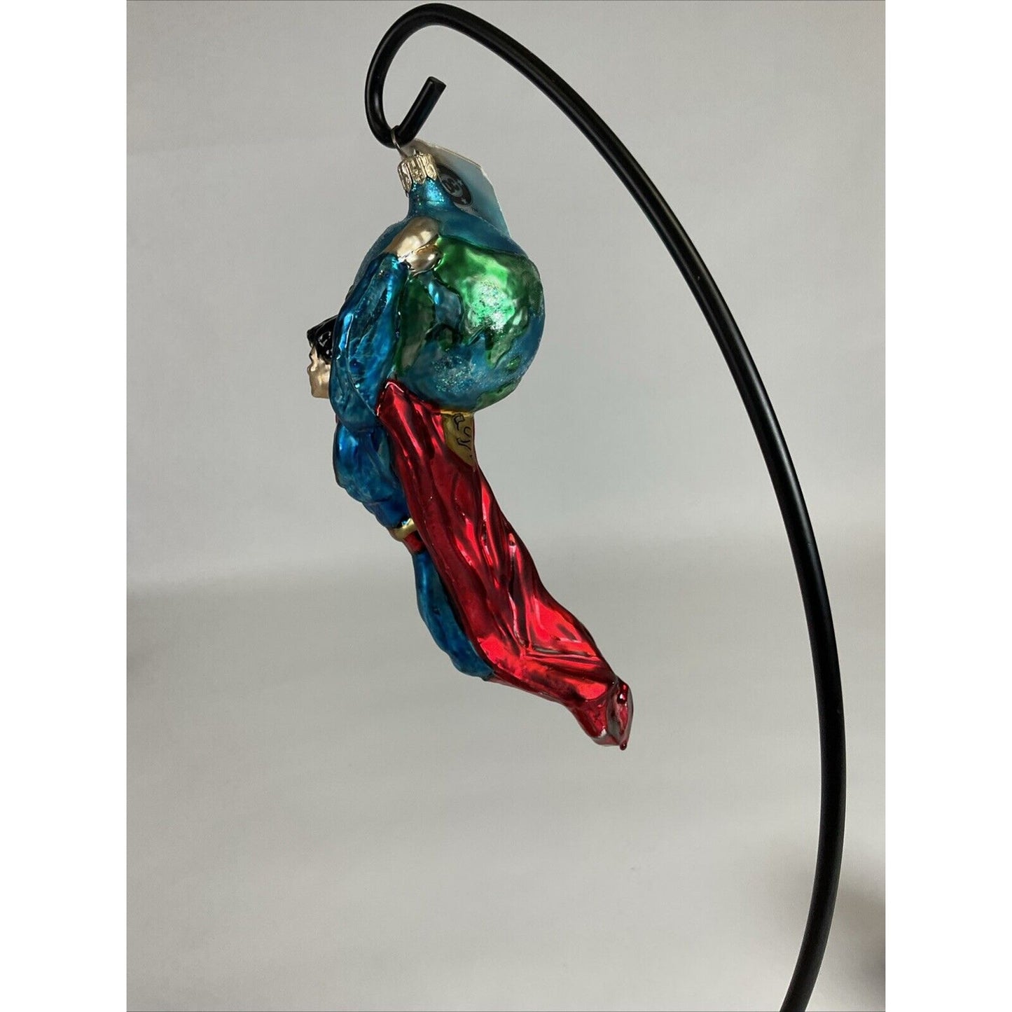 DC Warner Bros Store Christopher Radko Superman 1996 Glass Limited Ornament