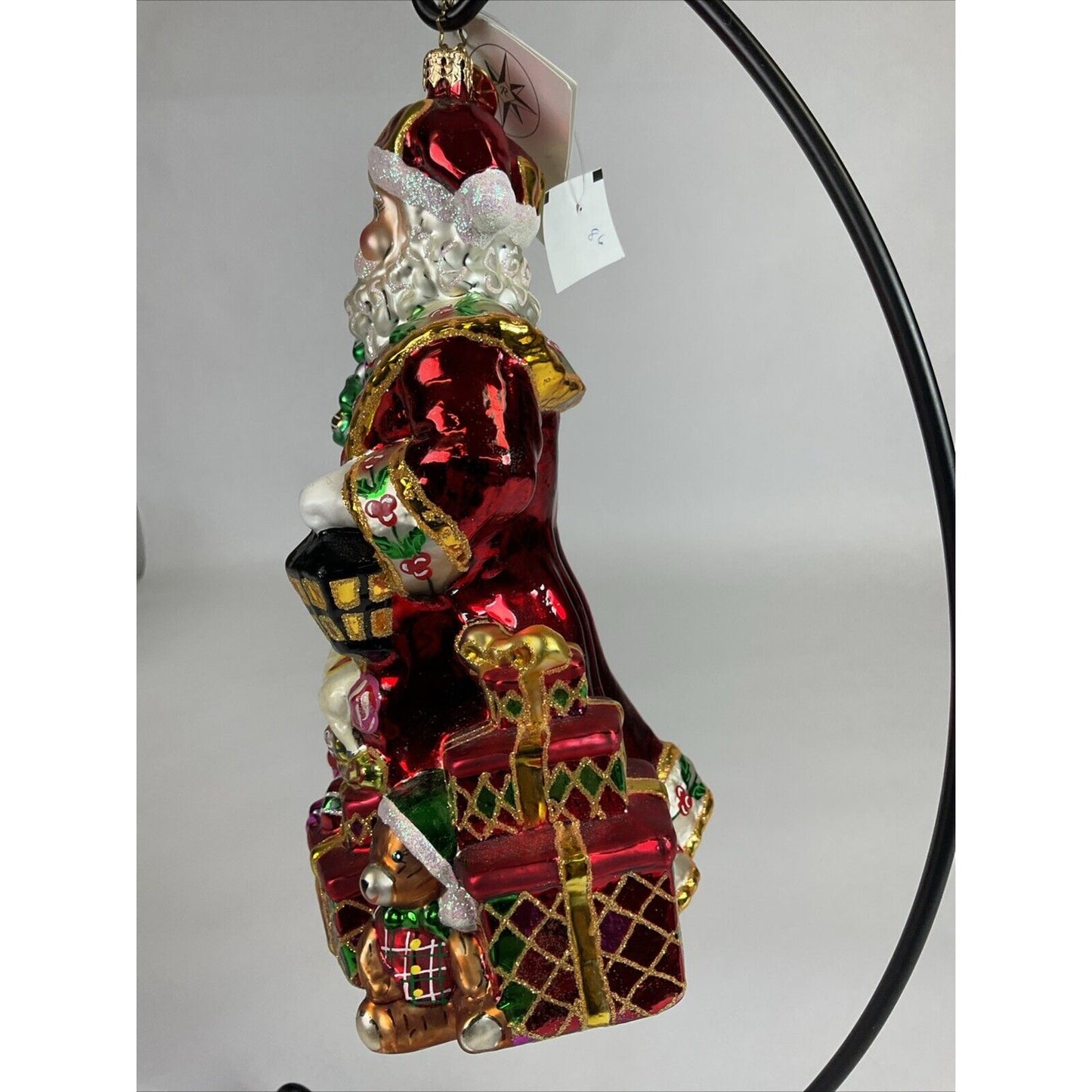 Christopher Radko 2004 Resplendance Santa Limited Edition Ornament & Tags