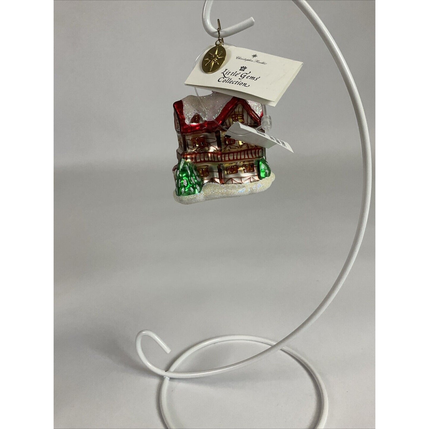 Christopher Radko "Tudor View Gem" Christmas Ornament