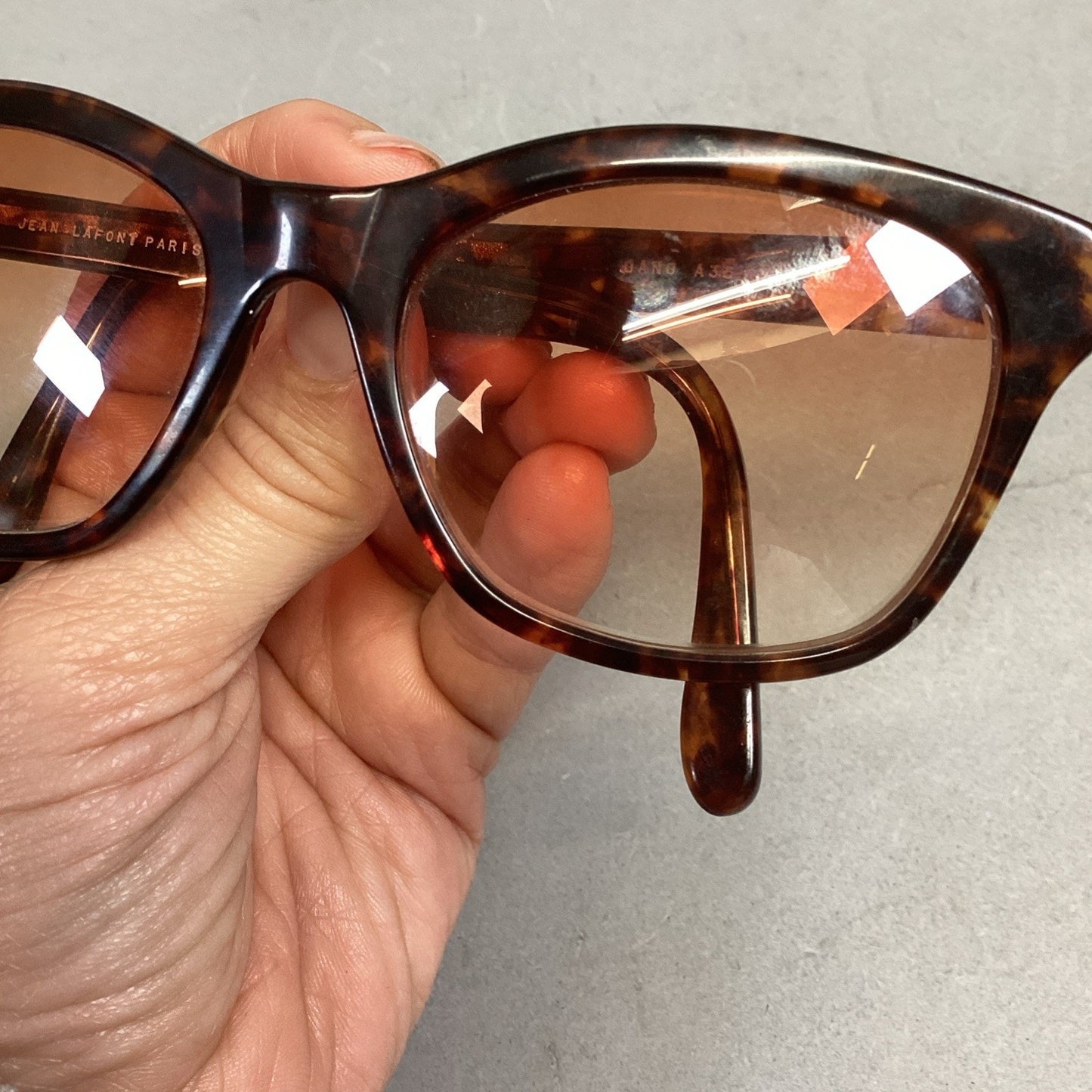 Jean Lafont Paris Frame Gang A35 Women’s Tortoise Sunglasses - Made In France