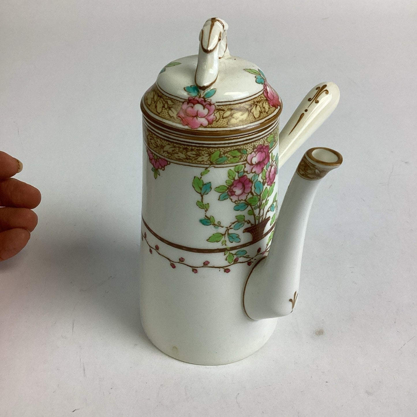 Royal Worcester Coffee Or Teapot With Handle - Made In England - #645537