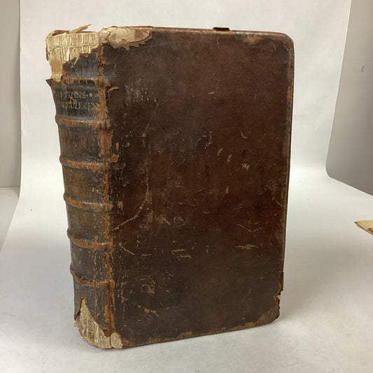 Antique 1660? Dutch Book - J. Jonston’s - Description Of The 4 Footed Animals