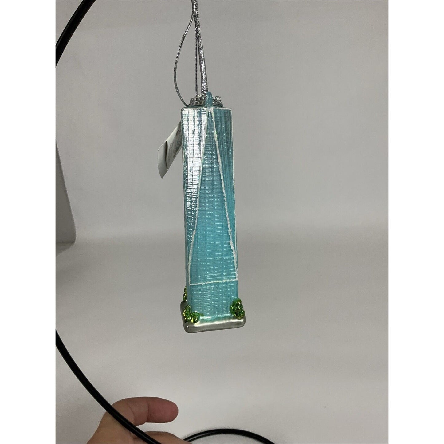 Kurt Adler Noble Gems Freedom Tower Ornament