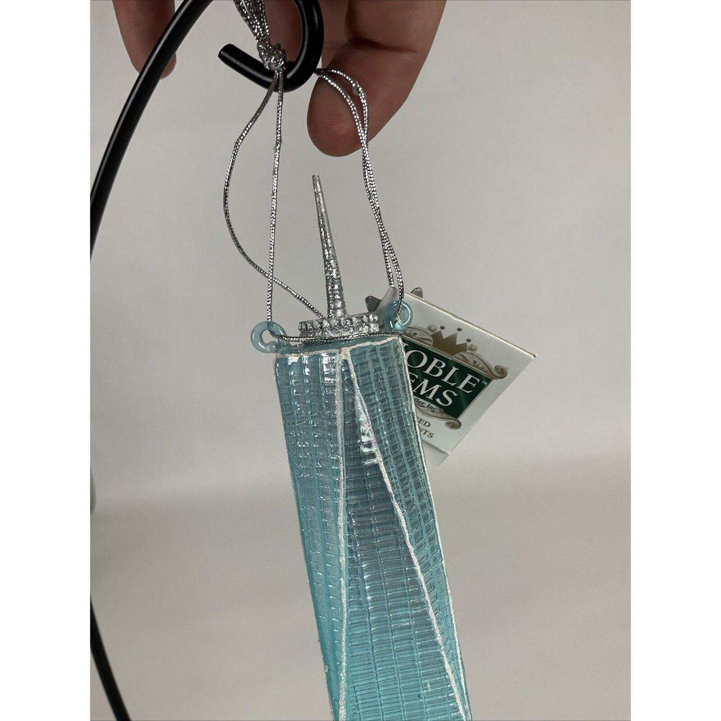 Kurt Adler Noble Gems Freedom Tower Ornament