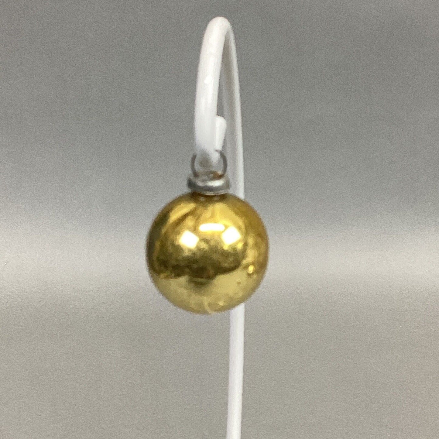 6 Vintage Christmas Ornaments - Angel, Nativity, Gold Balls, Champagne