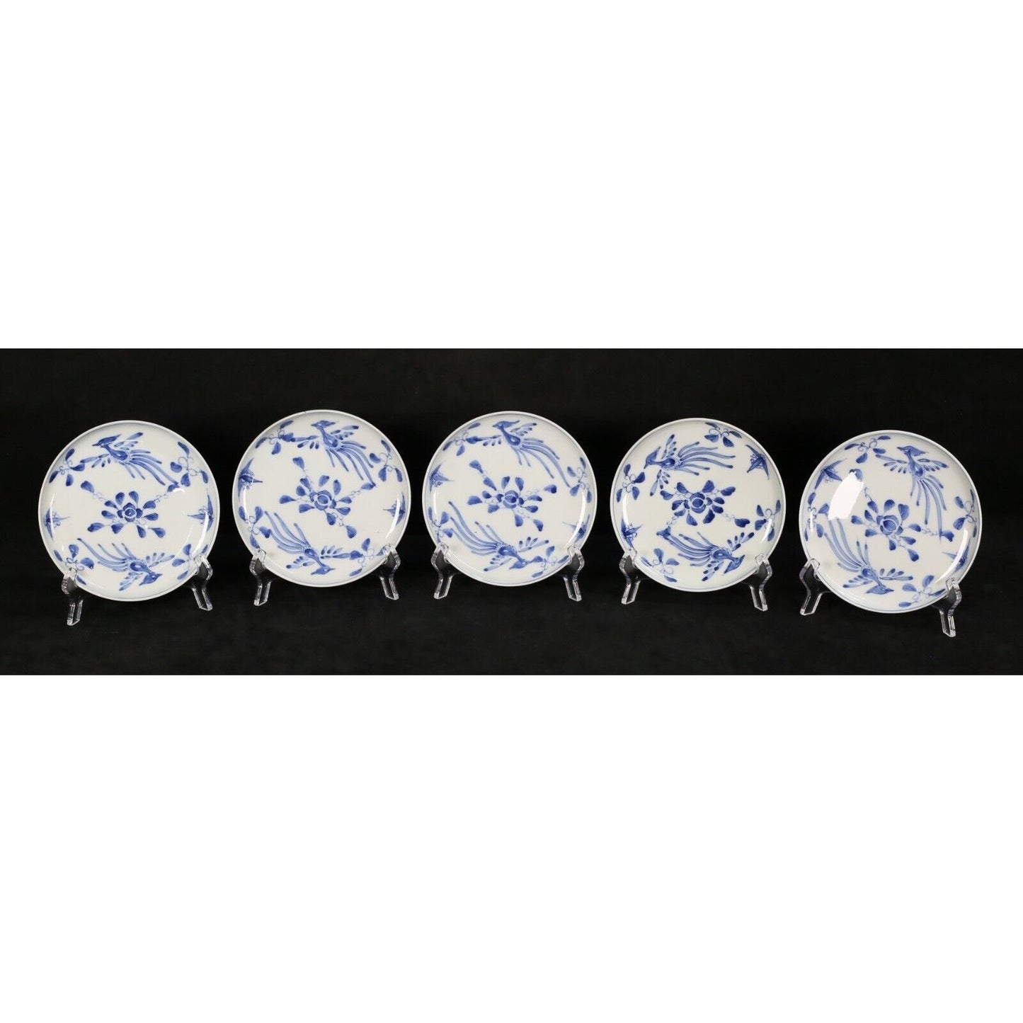 Set of 5 Japanese Porcelain Plates