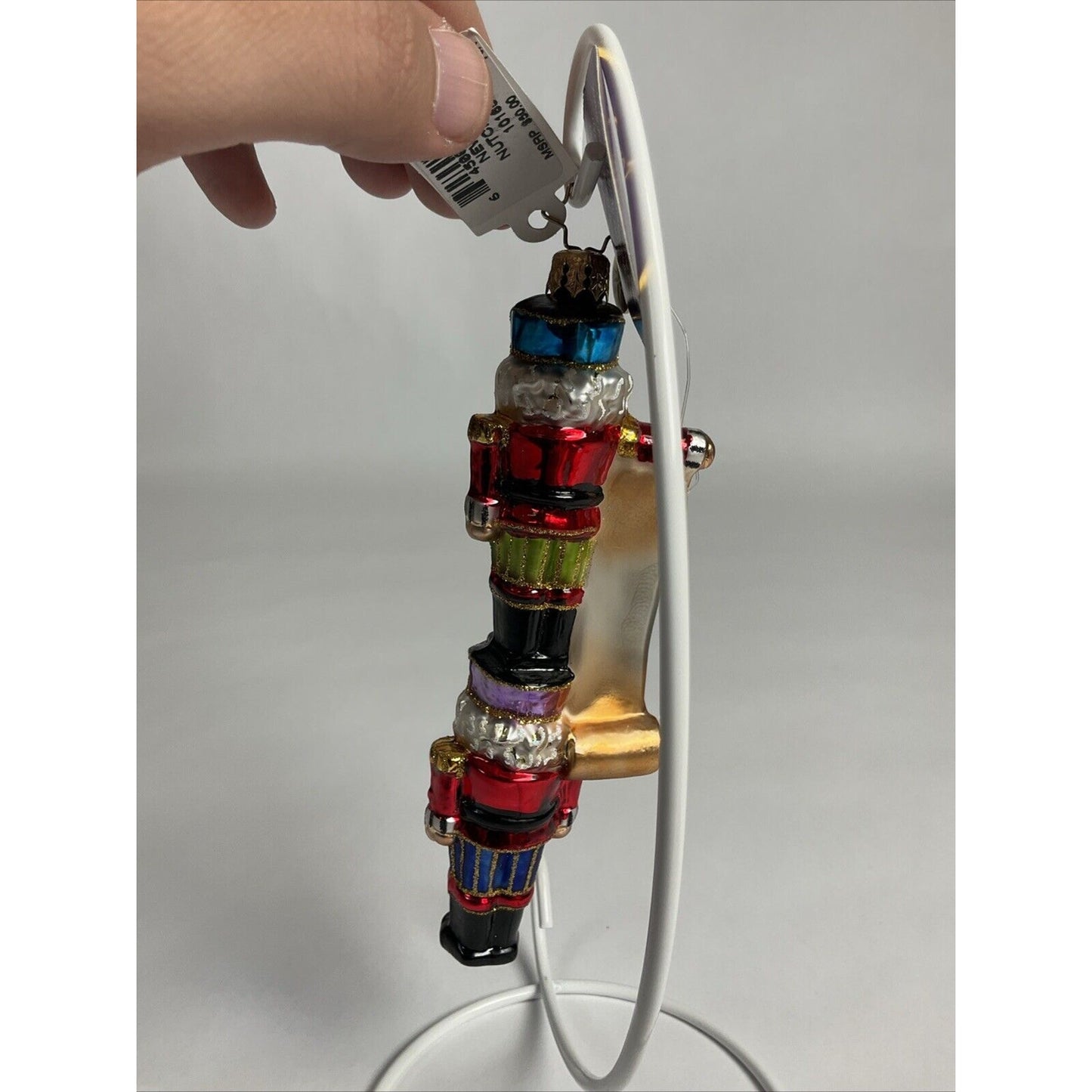 Christopher Radko New Year Nutcracker Glass Christmas Ornament 2013