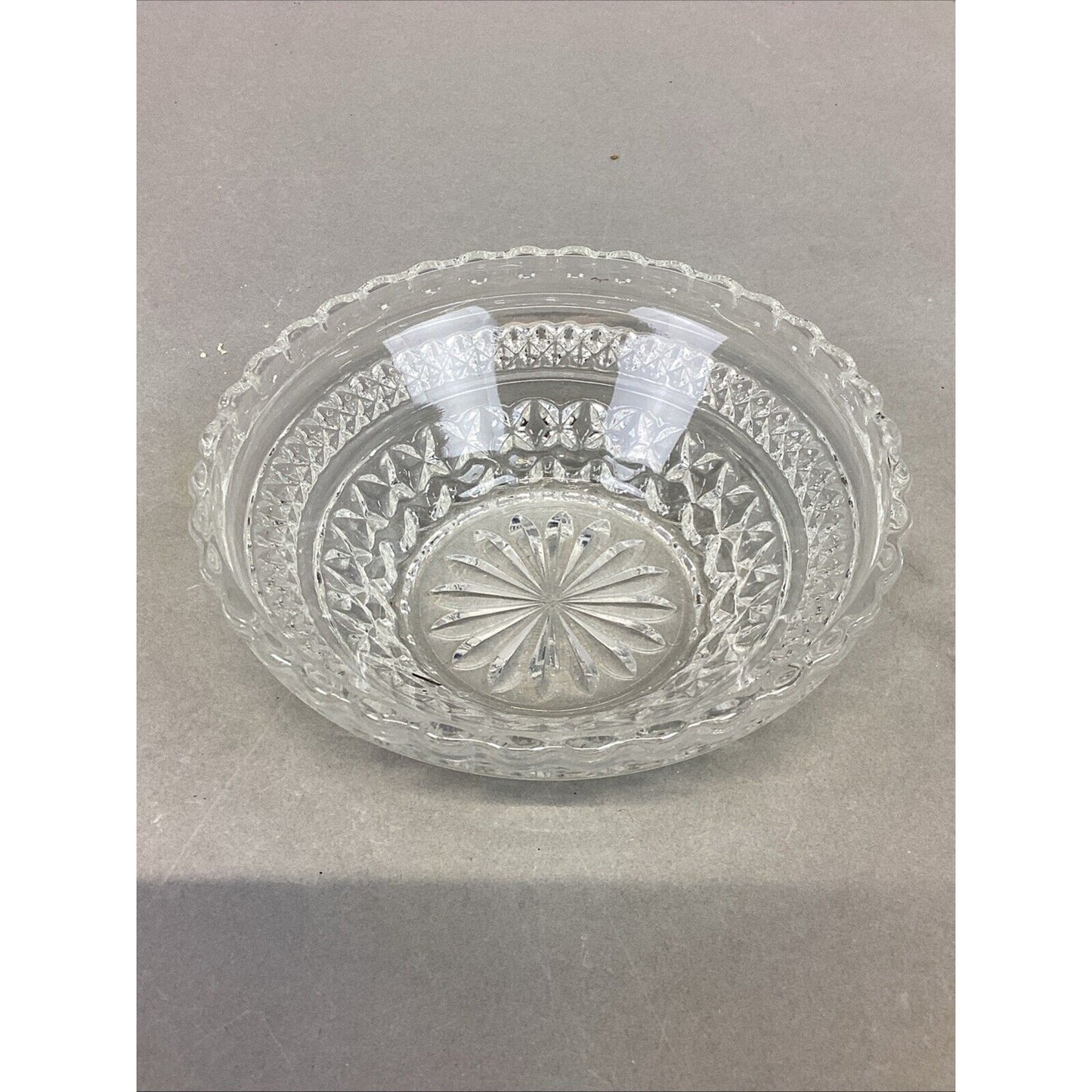 Set Of 2 Anchor Hocking Wexford Small Bowl & Indiana Glass Divided Serving Tray