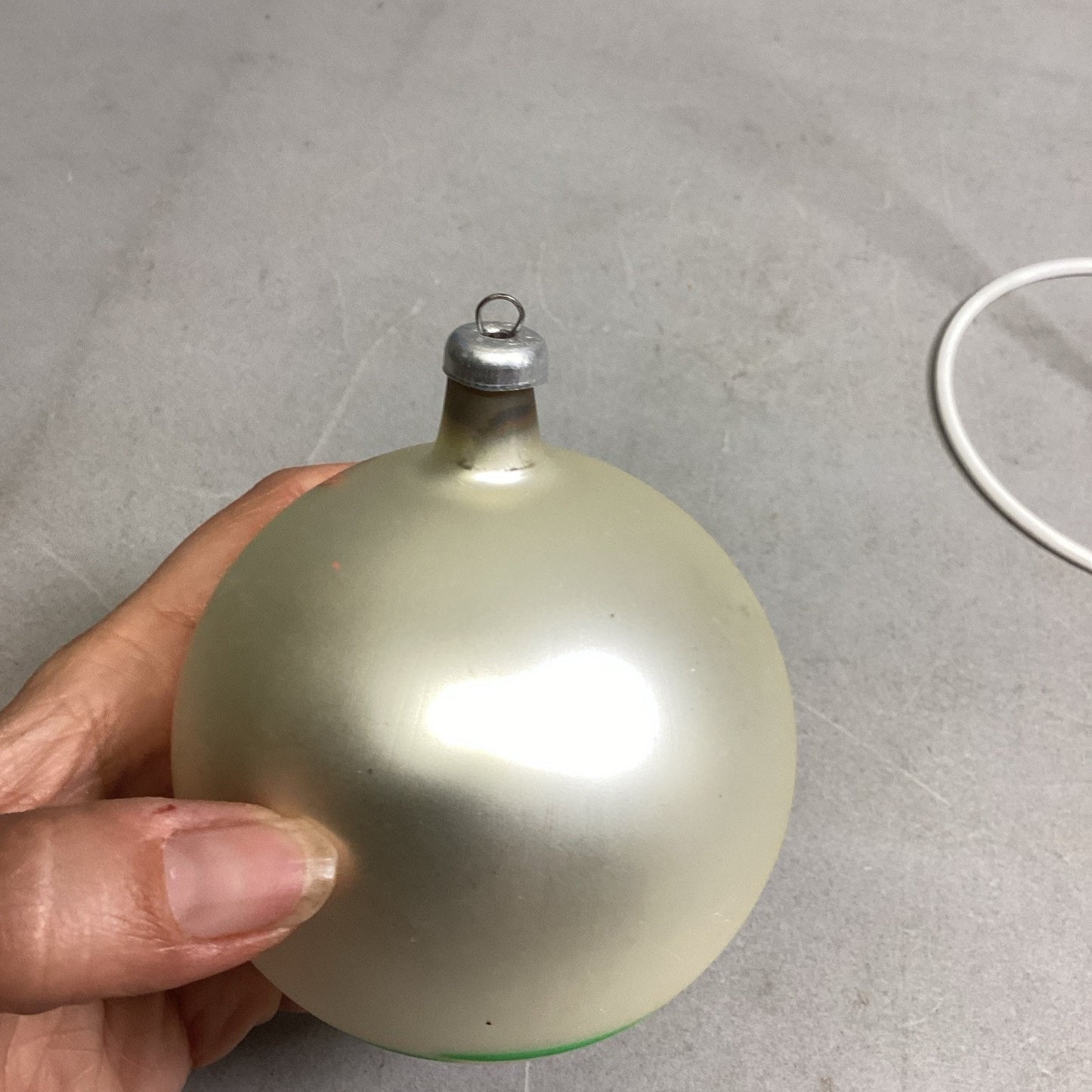 Antique Handblown Glass Christmas Ornament West Germany Native American