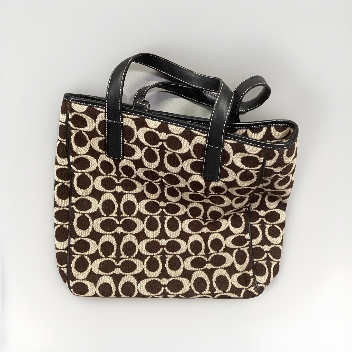 Coach Signature Shoulder Hand Bag #E0J-8131