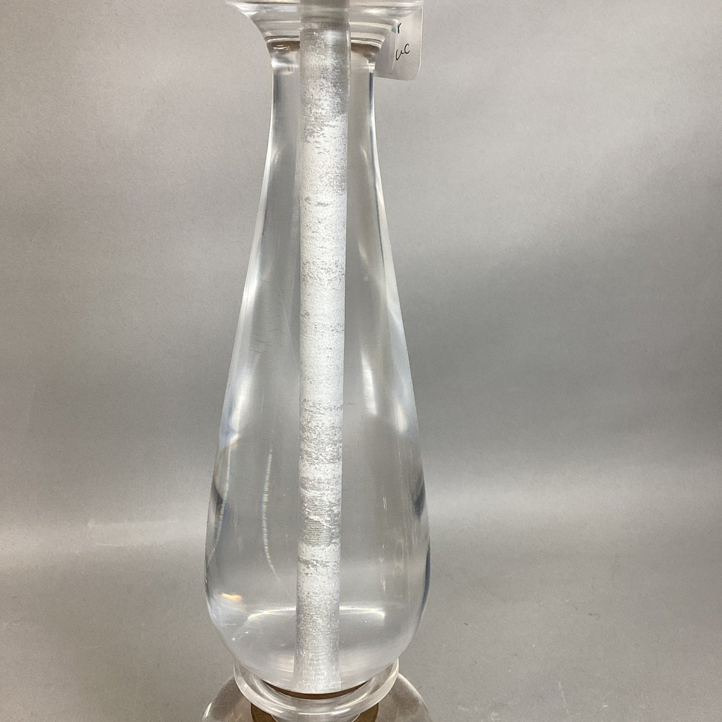 Renaissance 2000 Modern Lucite Lamp - 31.5”H
