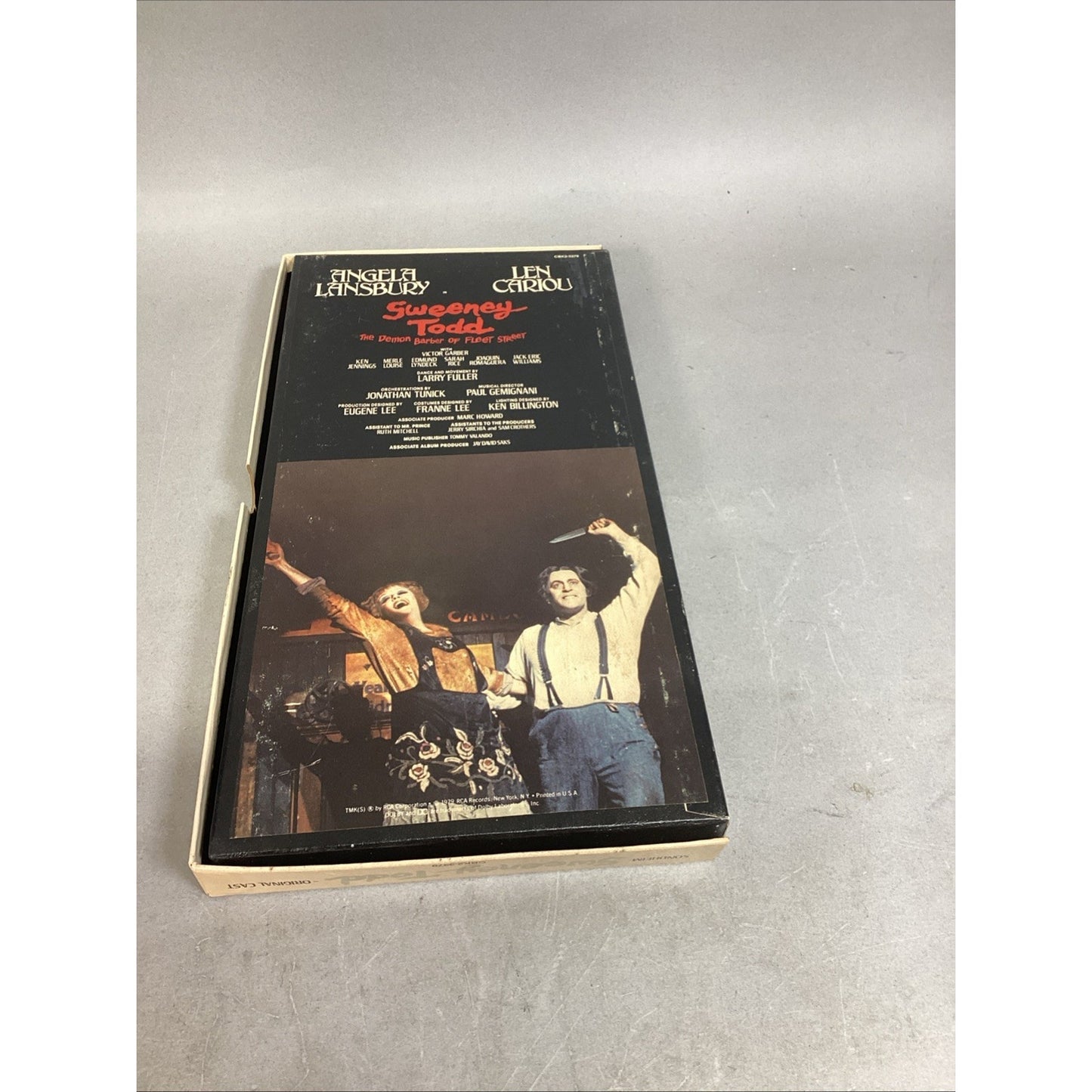 2 - Sweeney Todd The Demon Barber of Fleet Street 1979 Cast Recording Cassettes