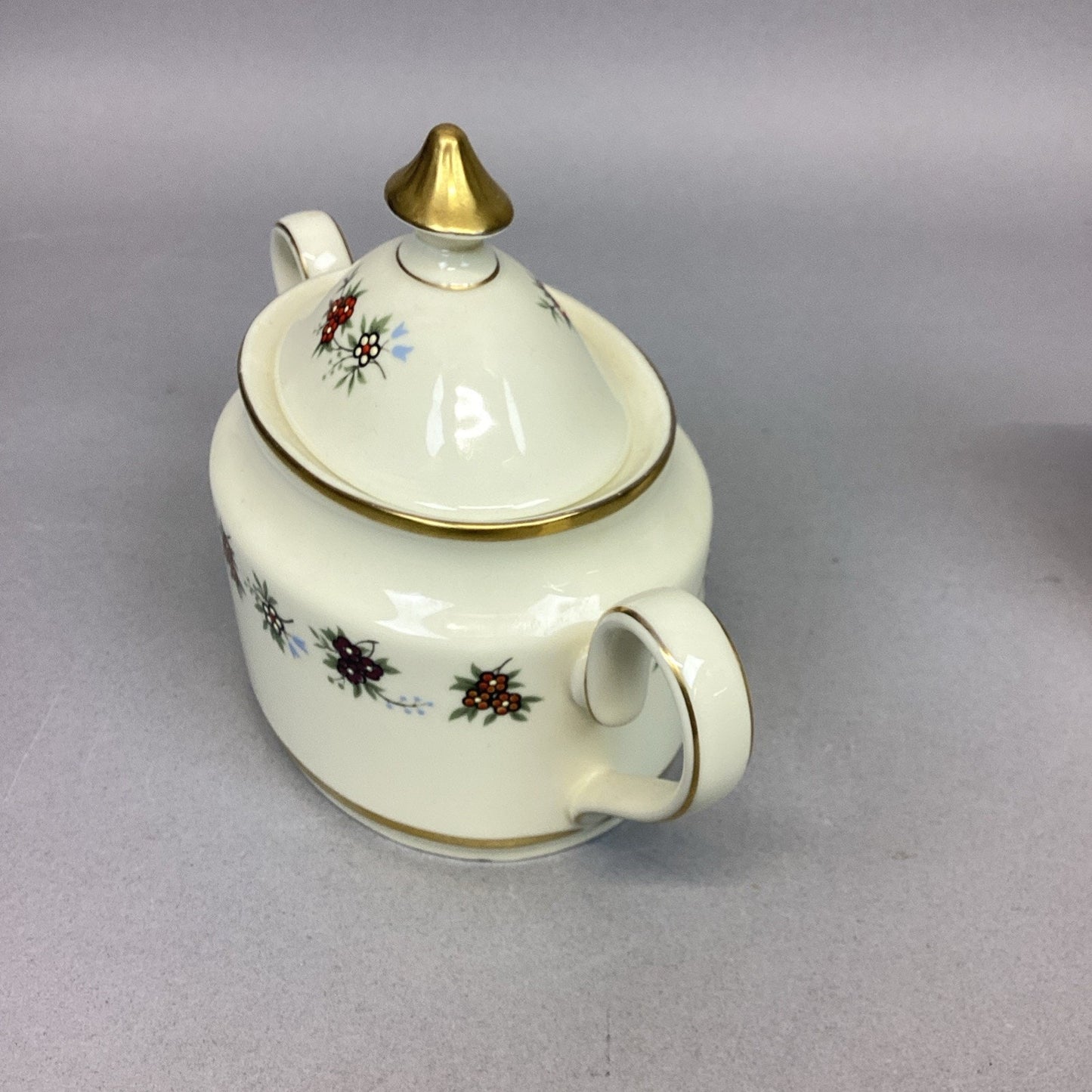 Minton Mirabeau Bone China Sugar Bowl & Creamer Set - Made In England