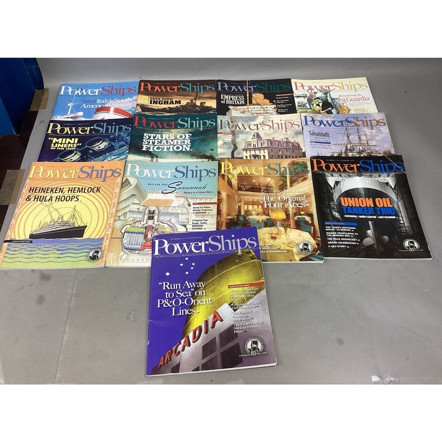 Lot Of 13 - Power Ships Magazines - 2012, 2017-2020