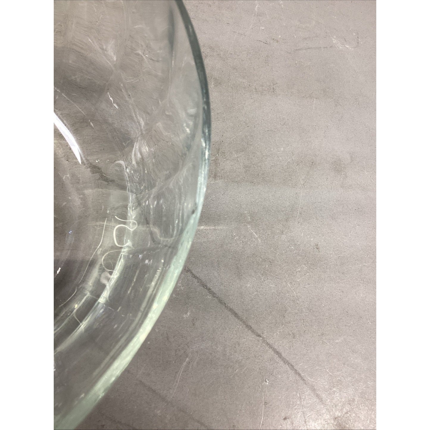 Krosno Of Poland Large Glass Lead Crystal Fruit/Salad Bowl - 5.5”Hx9.5”D