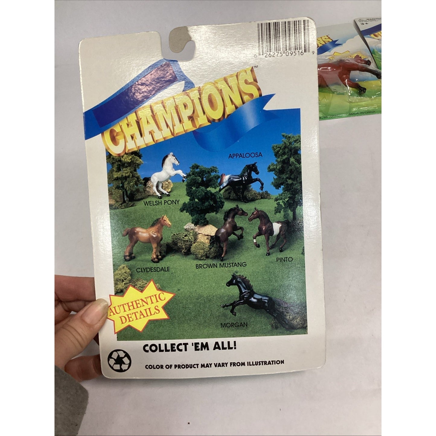 LOT Of 9 NEW Vintage LONTIC CO. Blue Ribbon Champions HORSES w/Saddles - New