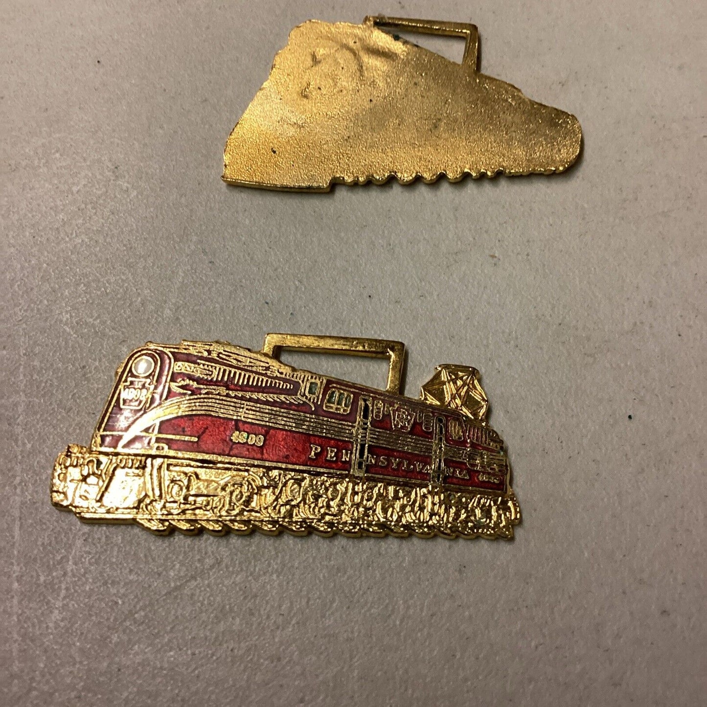 Lot Of 3- Train Tin W/ Playing Cards, Model Locomotive, & Reed & Barton Ornament