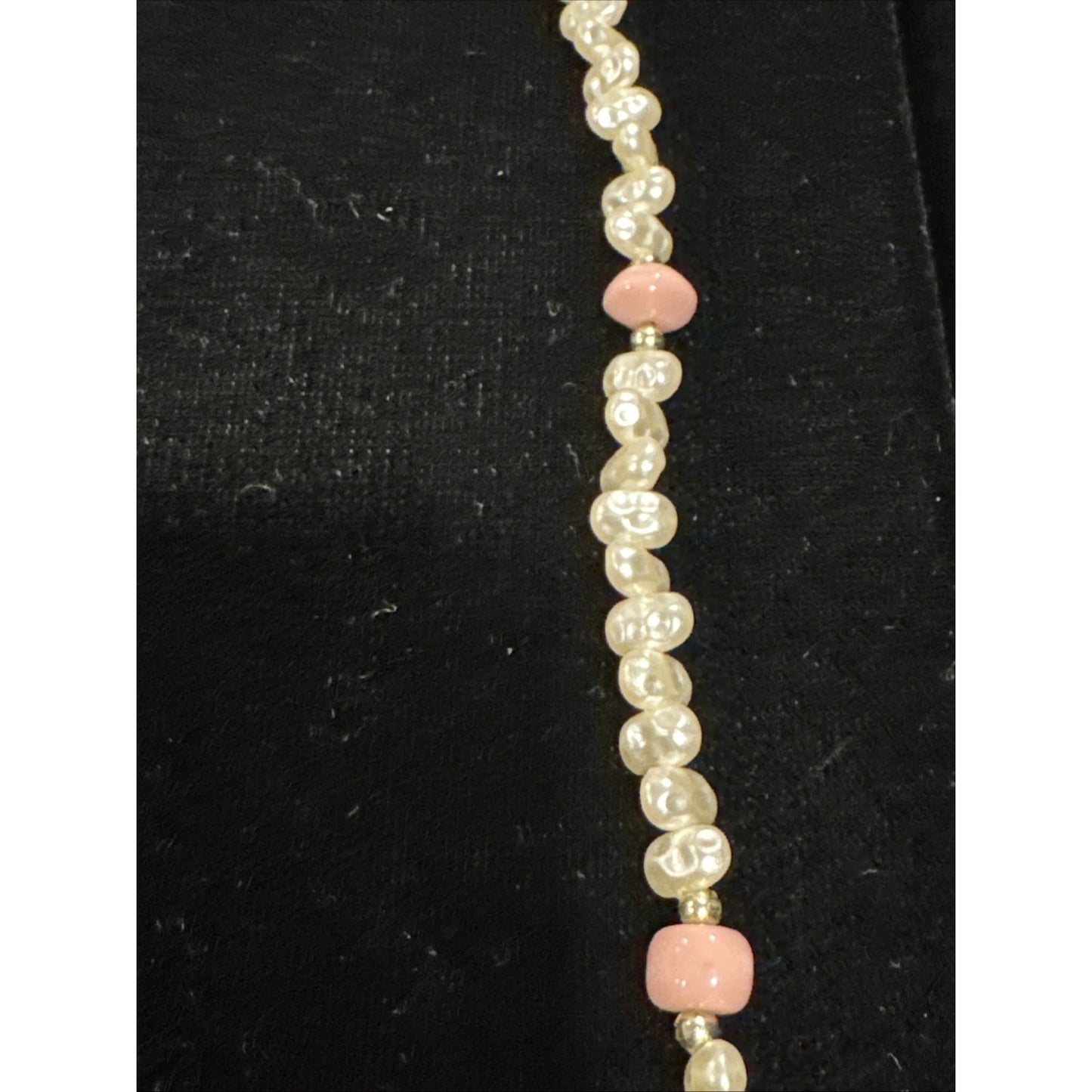 Honora Pearl And Pink Rhodochrosite Beaded Necklace 34”