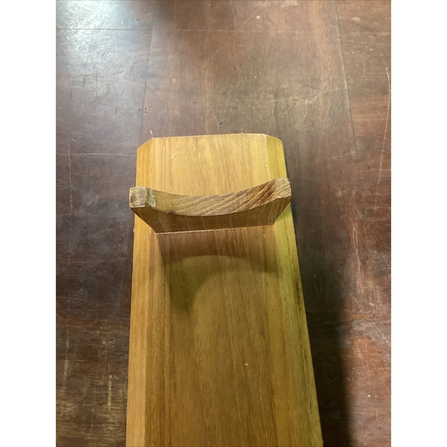 Selandia Teak Wood Bread Slicing Serving Tray Board with Feet - 17.5” - Thailand