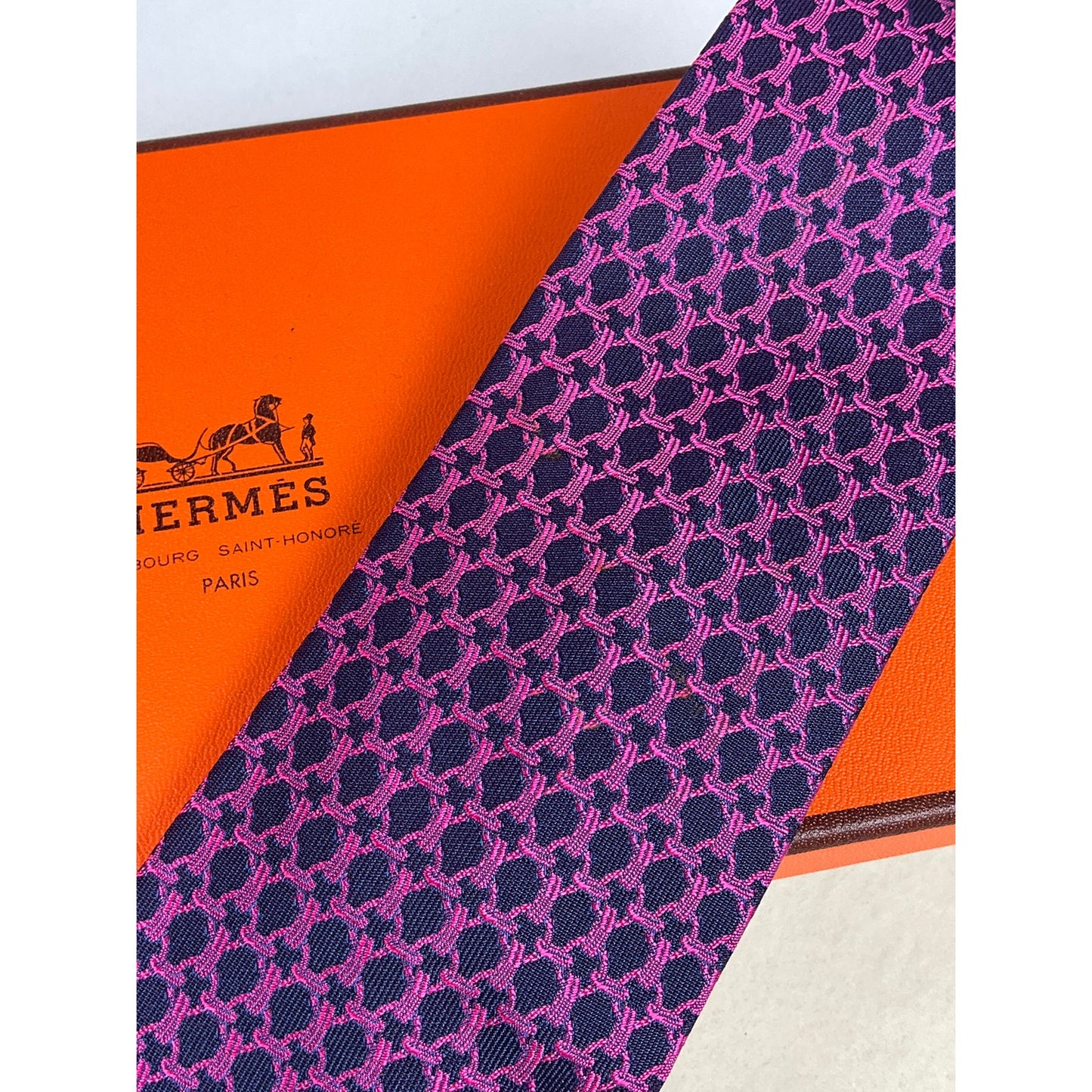 Men’s Hermès Chaine d'Ancre Tie REF: 659059T | No Box